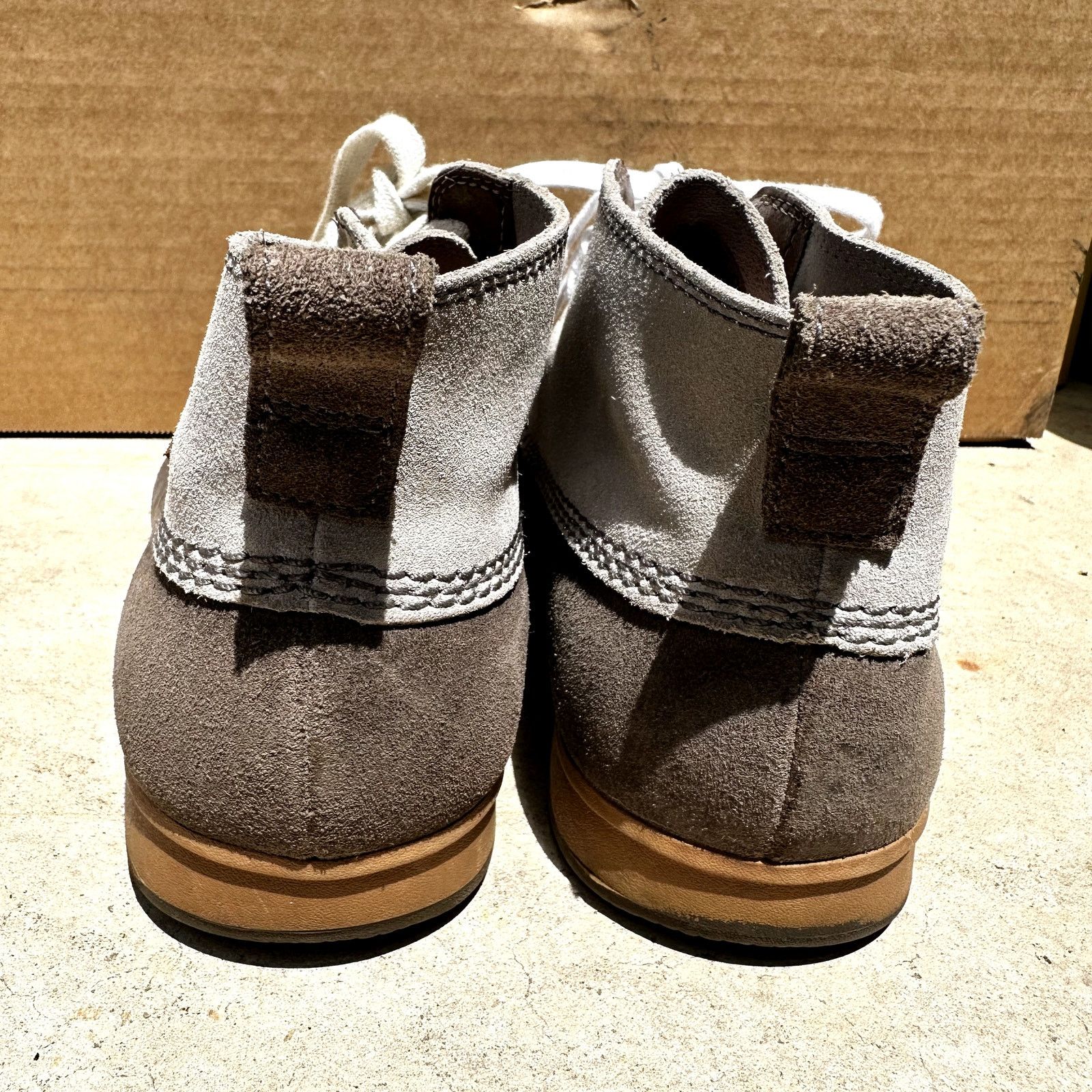 Sorel Greely Chukka Boots Lace Up Suede Leather Winter Waterproof Sage Gray 7 Sorel Greely Chukka Boots Lace Up Suede Leather Sage Gray 7 main image 2