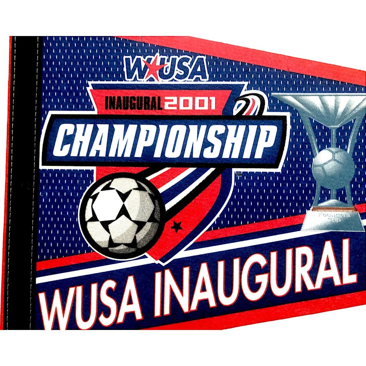 Other WUSA Inaugural Championship Game 2001 Beat CyberRays Pennant Size ONE SIZE - 3 Thumbnail