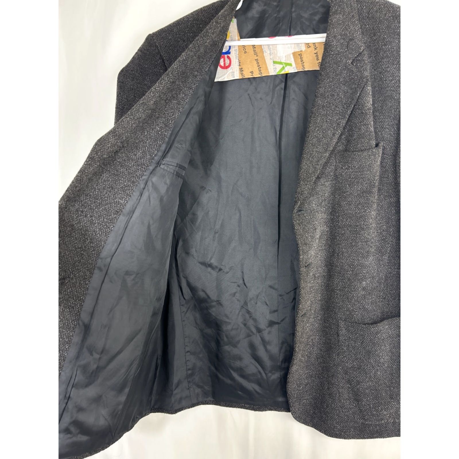 Marks & Spencer Marks & Spencer Men’s 46M Static Black Viscose Cotton Sport Coat Size US S / EU 44-46 / 1 - 7 Thumbnail