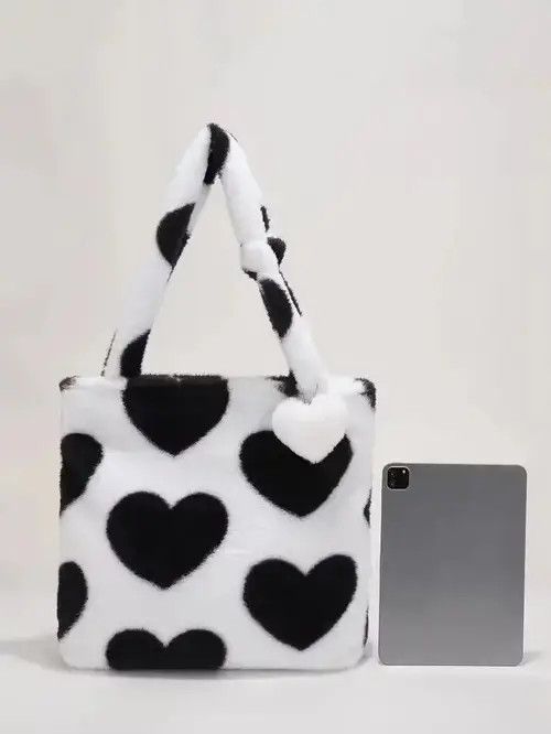 Japanese Brand TOTE BAG VINTAGE JAPANANESE BRAND HEART Size ONE SIZE - 3 Thumbnail