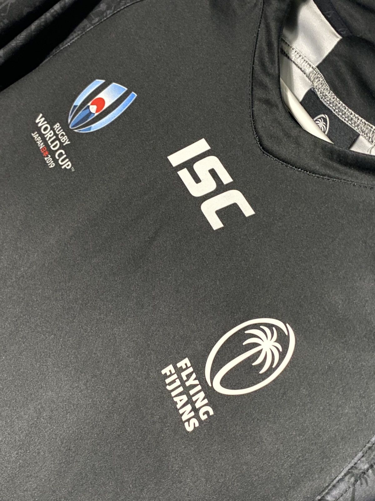 Canterbury of New Zealand × Fiji 2019 World Cup Japan ISC Fiji Rugby Jersey Shirt Size S Size US S / EU 44-46 / 1 - 3 Thumbnail