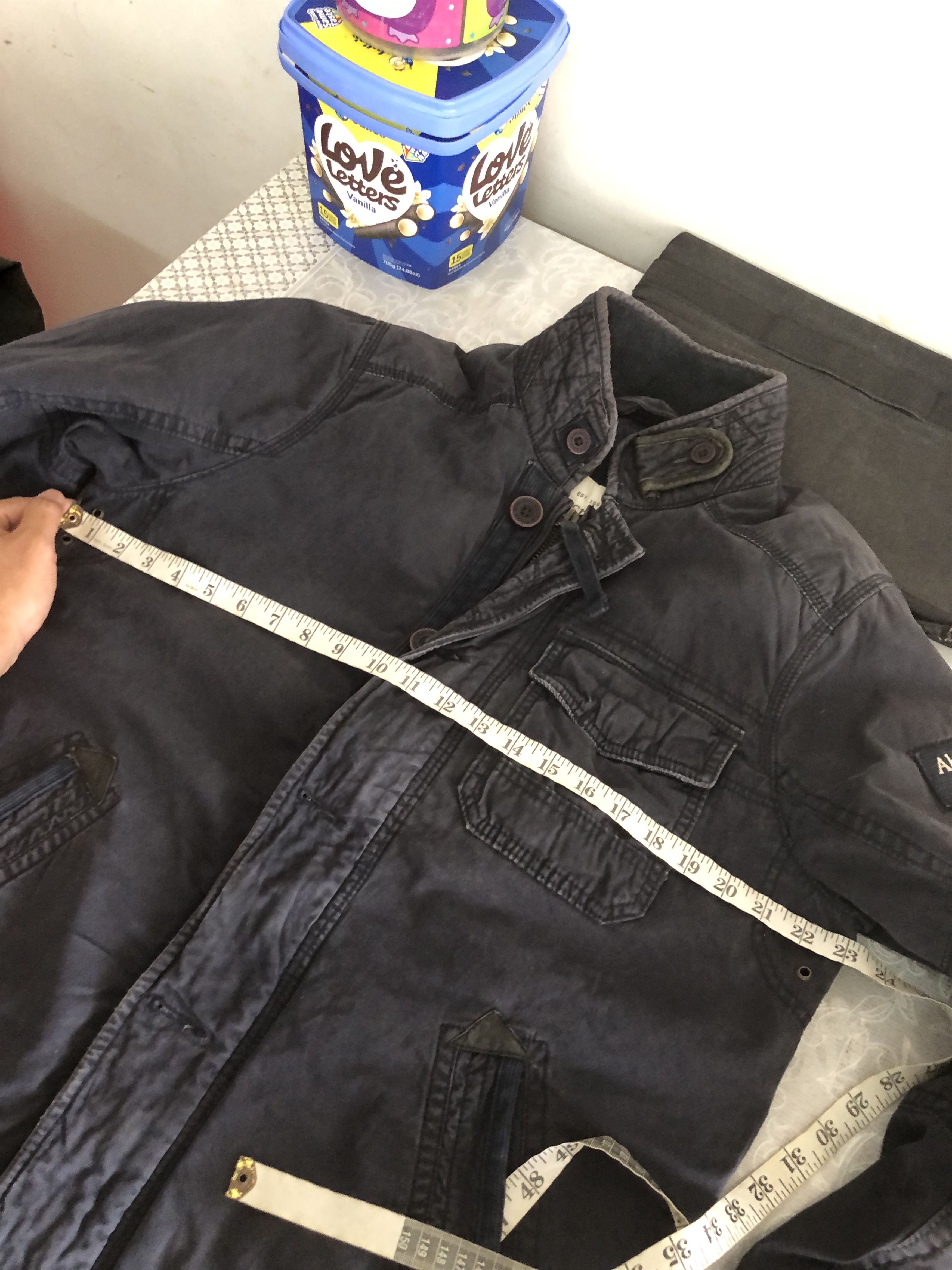 Abercrombie & Fitch Vintage Abercrombie M65 Faded Army Jacket Heavy Size US M / EU 48-50 / 2 - 16 Thumbnail