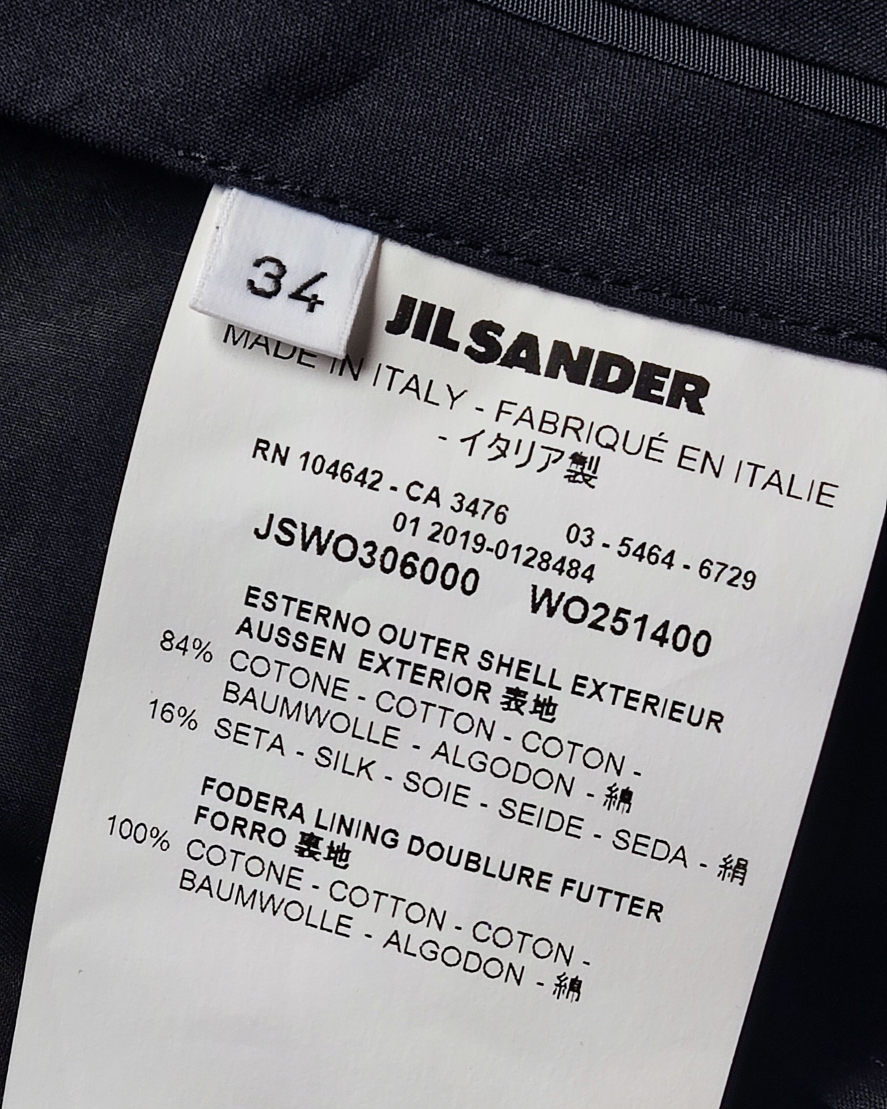 Jil Sander Cotton trousers JIL SANDER Size 24" / US 00 / IT 34 - 12 Thumbnail