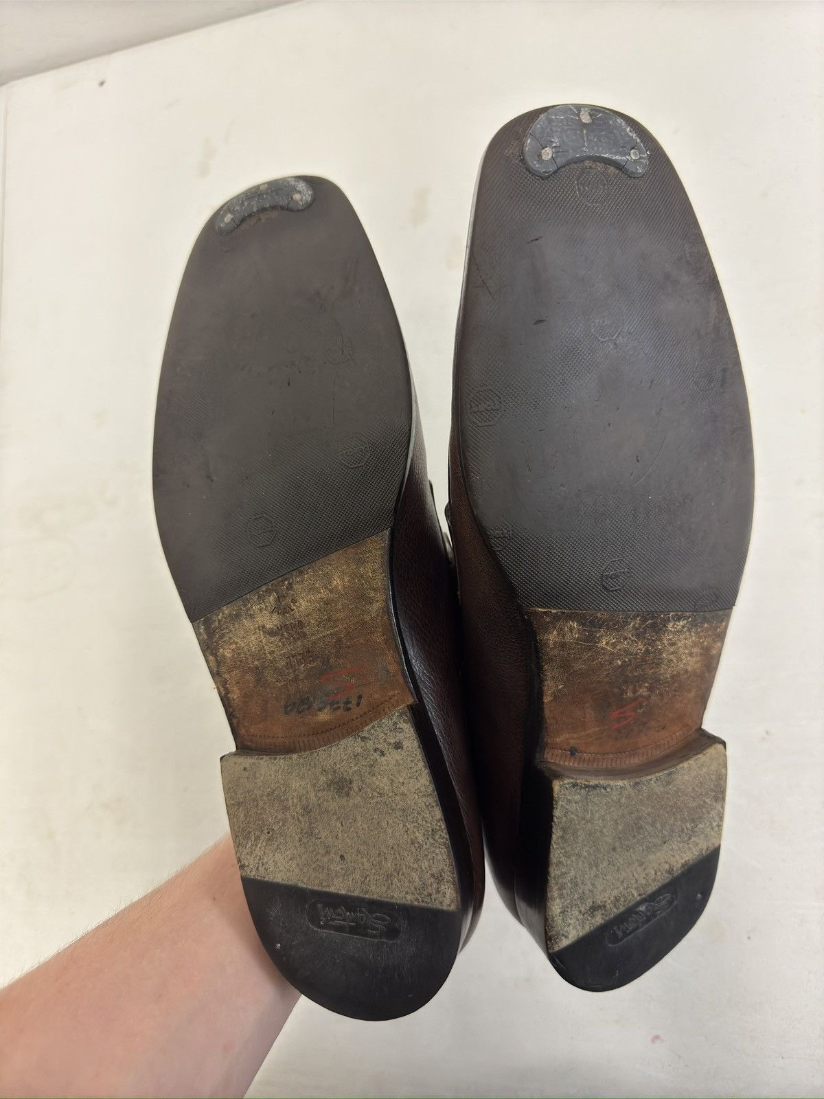 Santoni Santoni Made in Italy Split Almond Toe Oxford Shoe 11 1/2 D Size US 11.5 / EU 44-45 - 7 Thumbnail