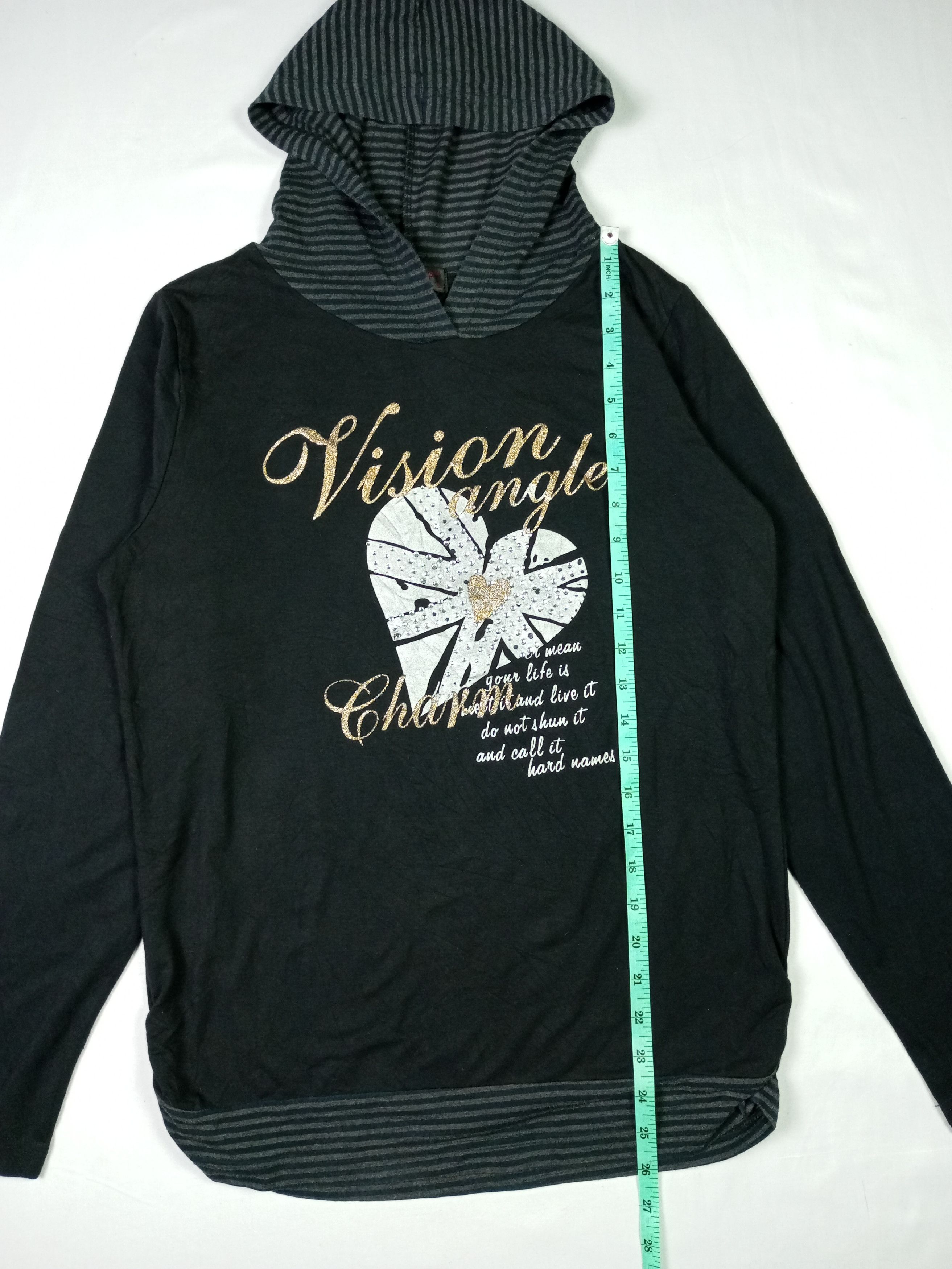 Japanese Brand Japanese brand - Longsleeve Hoodie Poem T Shirt Issey style Size L / US 10 / IT 46 - 10 Thumbnail