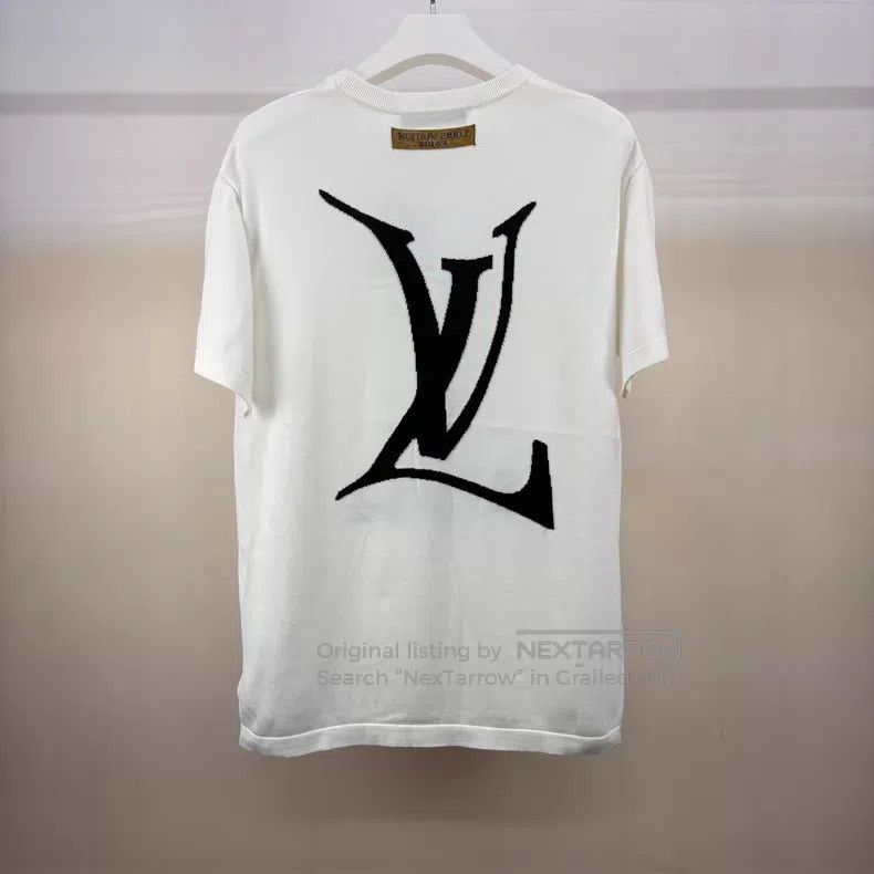 Louis Vuitton Louis Vuitton Twisted large logo knit short sleeves Size US L / EU 52-54 / 3 - 2 Thumbnail