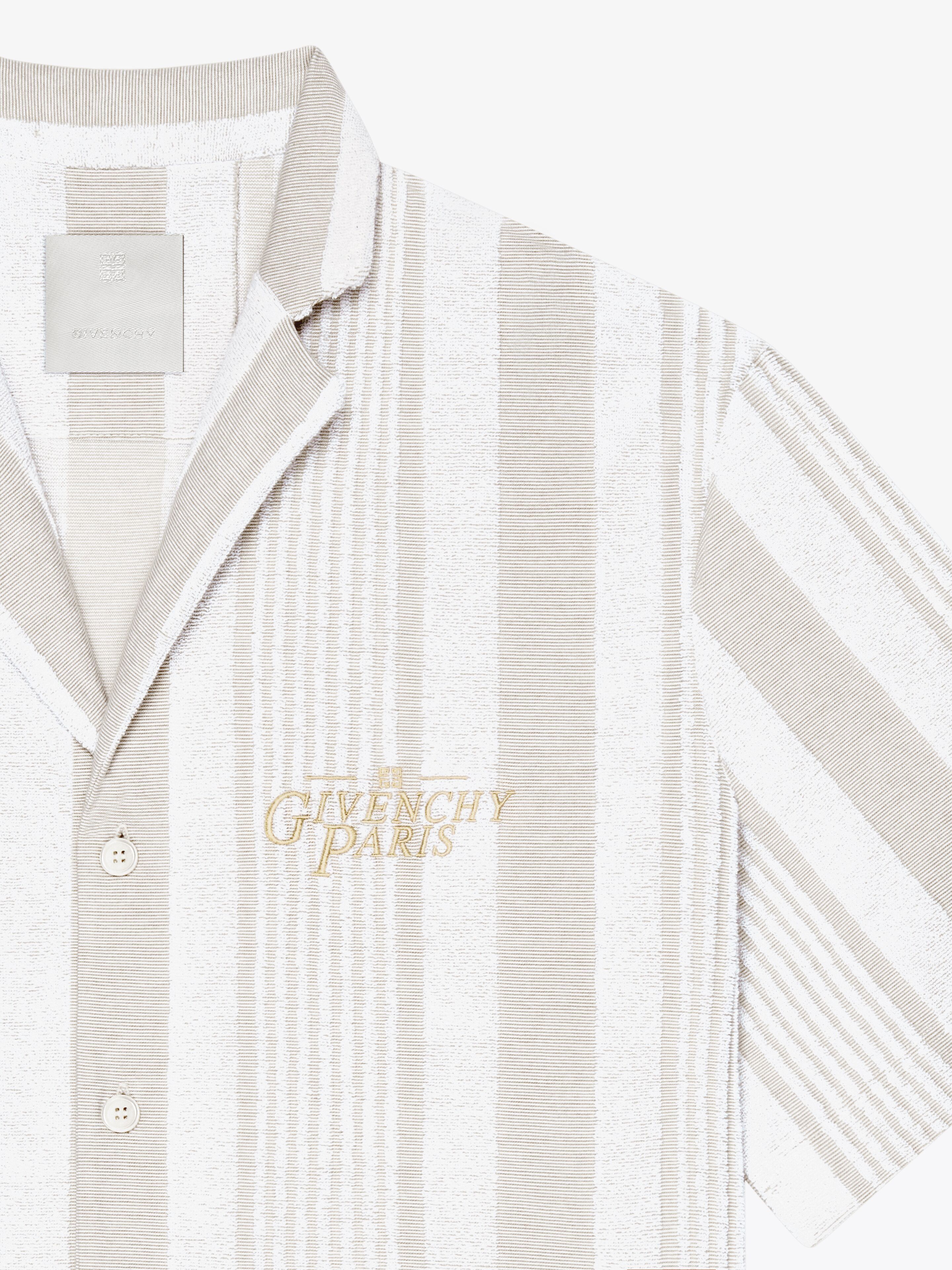 Givenchy o1w1db10925 Short Sleeve Jersey Vendome Shirt in White/Grey Size US XXL / EU 58 / 5 - 5 Thumbnail