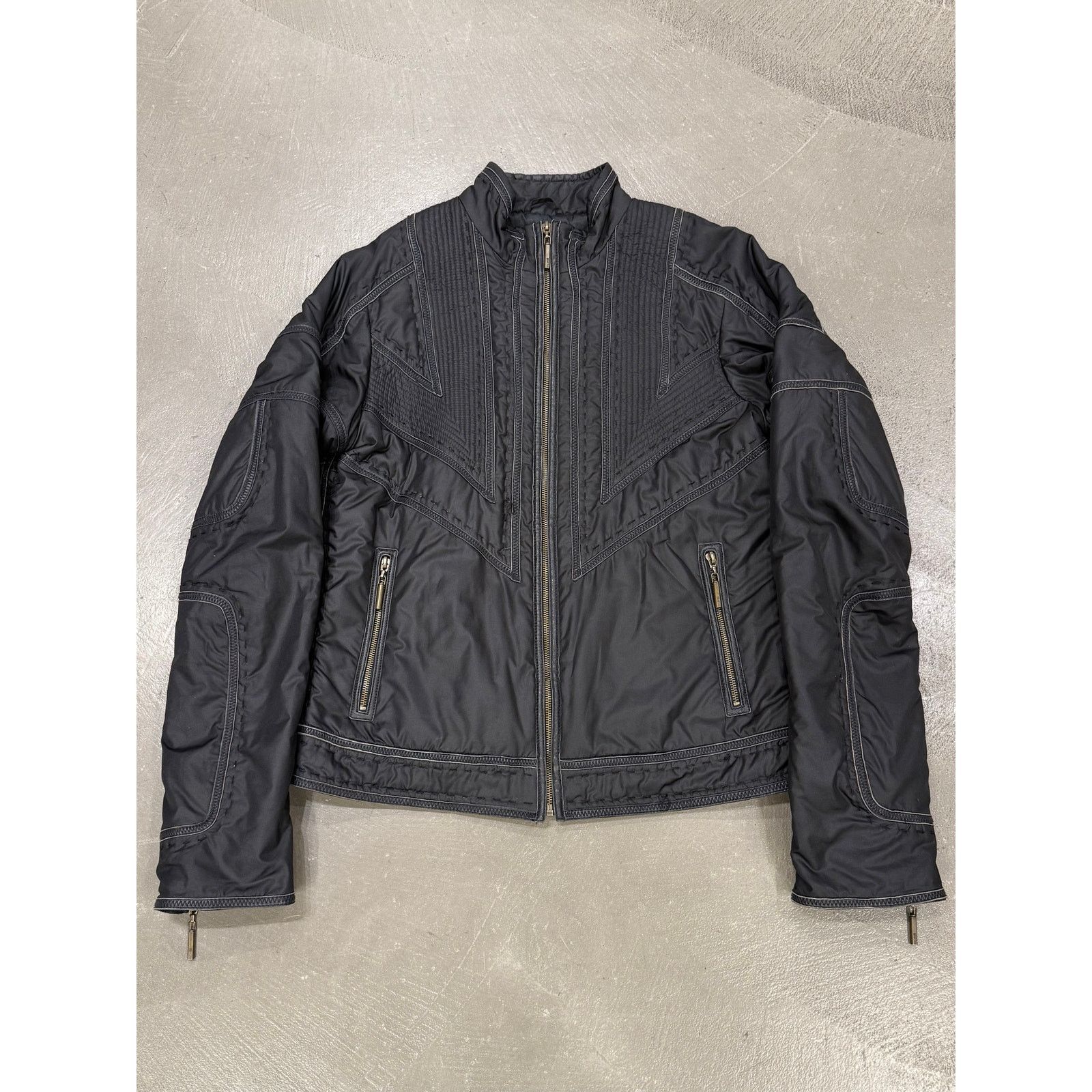 Roberto Cavalli A/W 2007 Cavalli paneled puffer jacket Size US L / EU 52-54 / 3 - 1 Thumbnail
