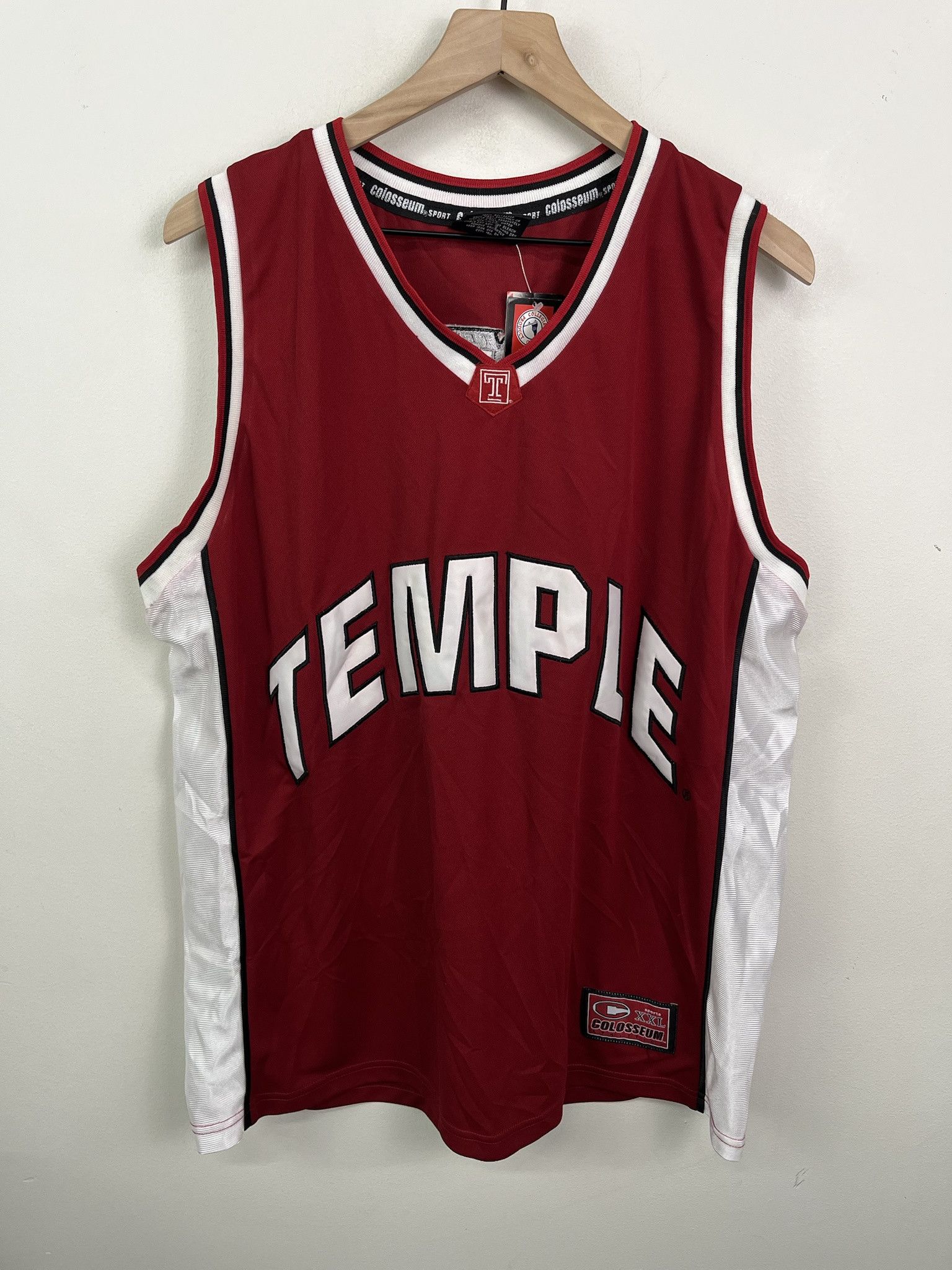 Vintage Vintage 90s Temple Owls Basketball Jersey Size XL Size US XL / EU 56 / 4 - 1 Thumbnail