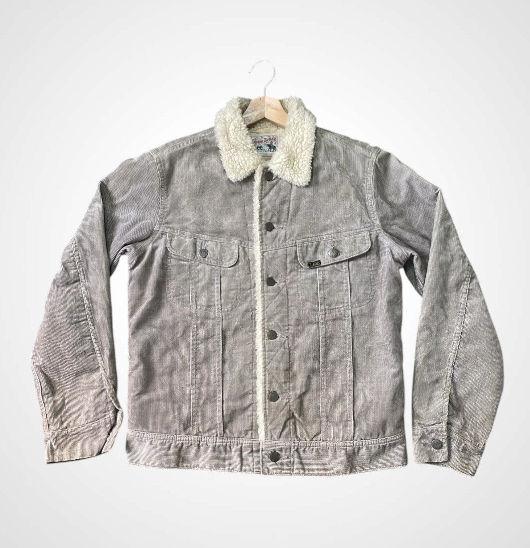 Lee Vintage 90s Lee Storm Rider Curduroy Trucker Jacket Size US M / EU 48-50 / 2 - 3 Thumbnail