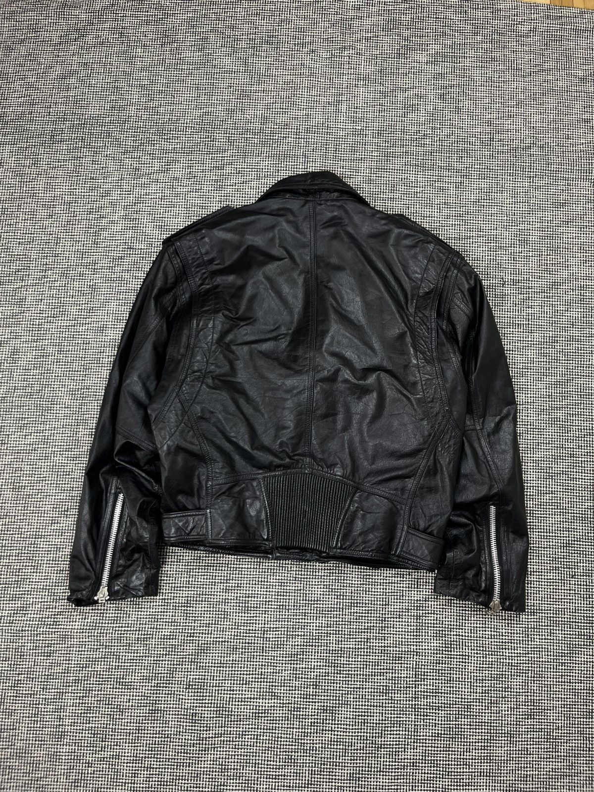 Genuine Leather Leather biker jacket cropped boxy jacket 90s perfecto Size US M / EU 48-50 / 2 - 4 Thumbnail