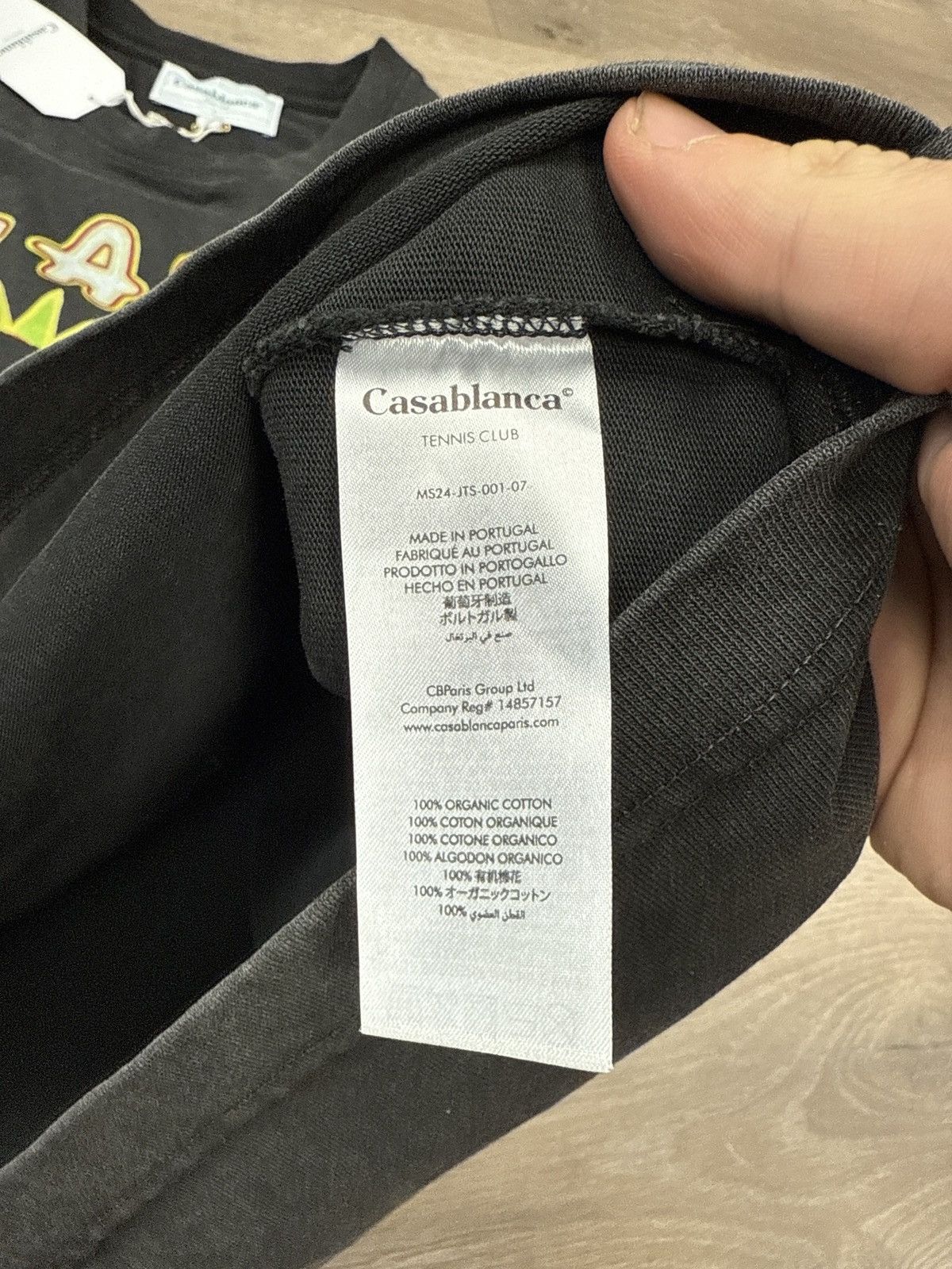 Casablanca Casablanca casa way T shirt black grey extra large Size US XL / EU 56 / 4 - 3 Thumbnail
