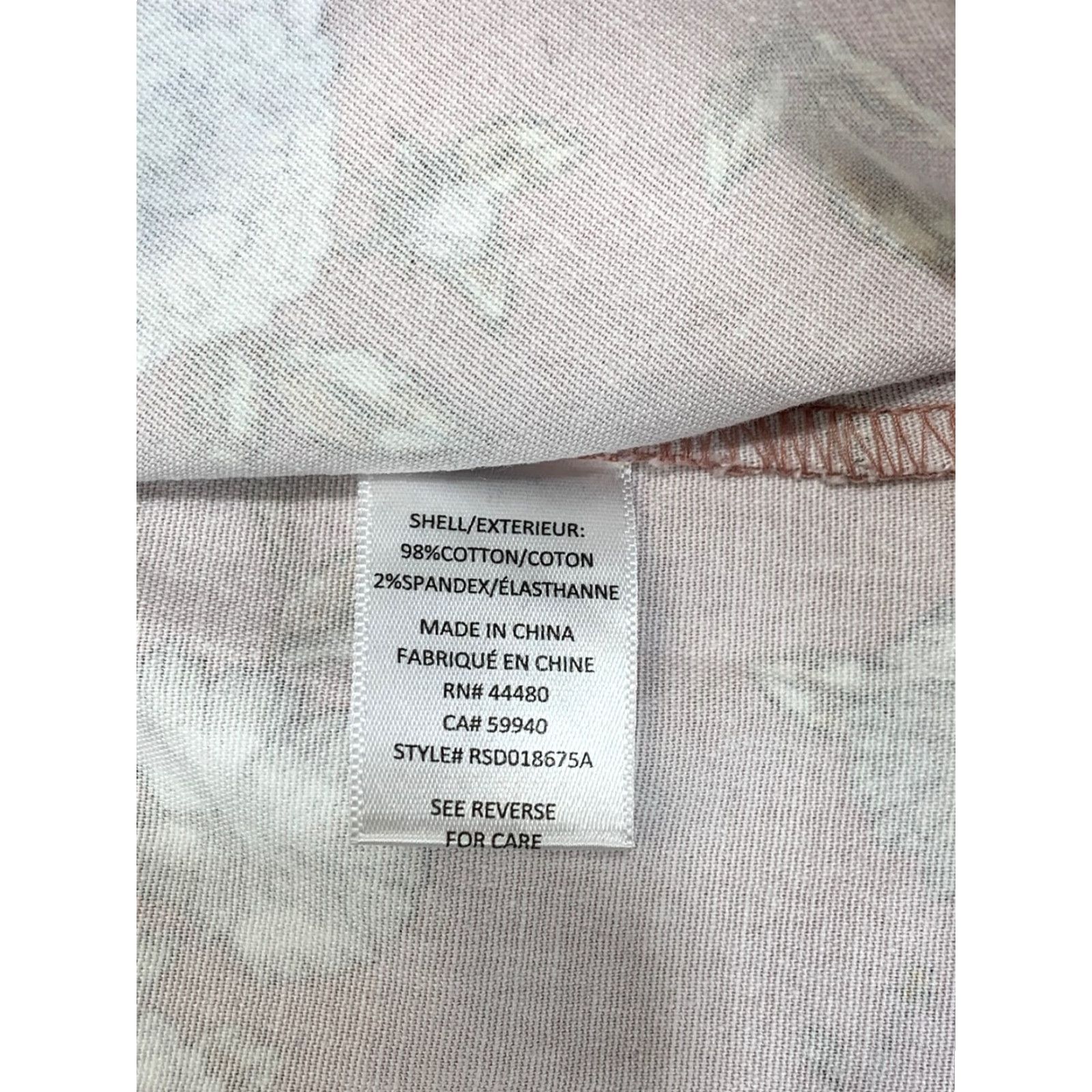 Vintage TinselTown Pink Floral Overalls Dress XL Women Casual Party/Cocktail Workwear Knee Length Sleeveless Pullover Cotton Blend Vintage No Size 40" / US 18 - 5 Thumbnail