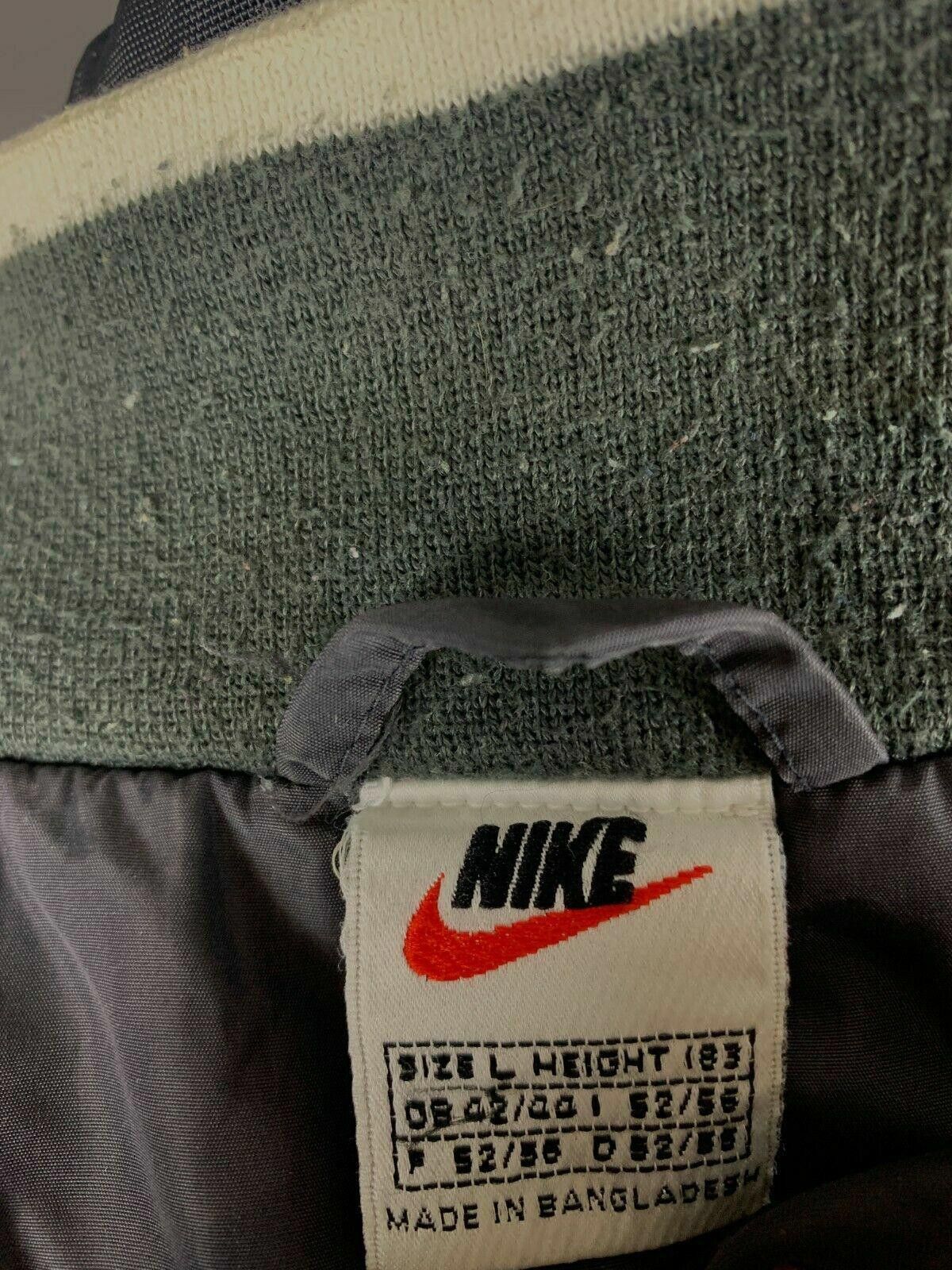 Nike Men Nike Vintage Black Full Zip Track Top Jacket Size L Size L / US 10 / IT 46 - 10 Thumbnail
