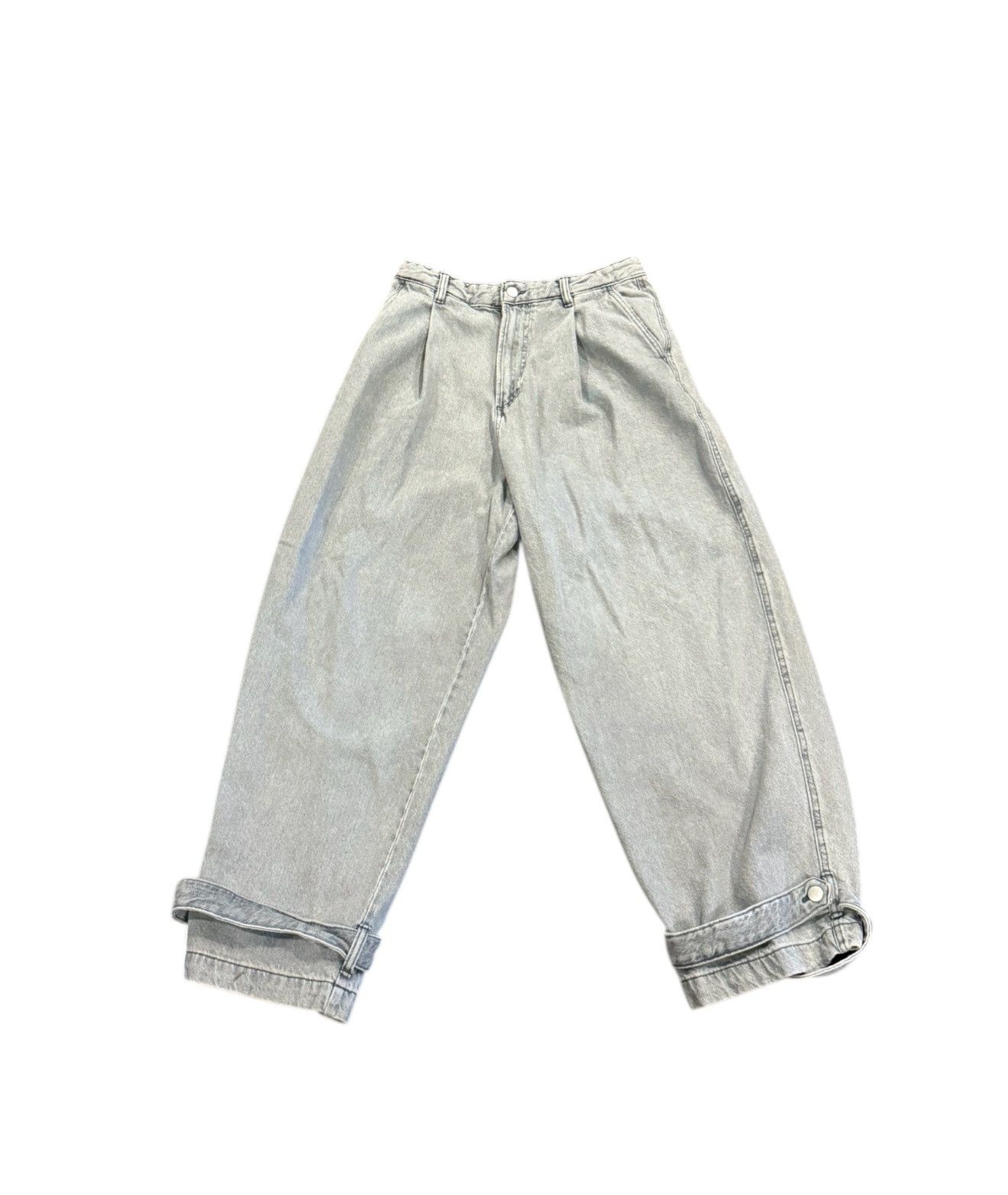 Jaded London Baggy Gray Zara Denim Jeans Size US 32 / EU 48 - 2 Thumbnail