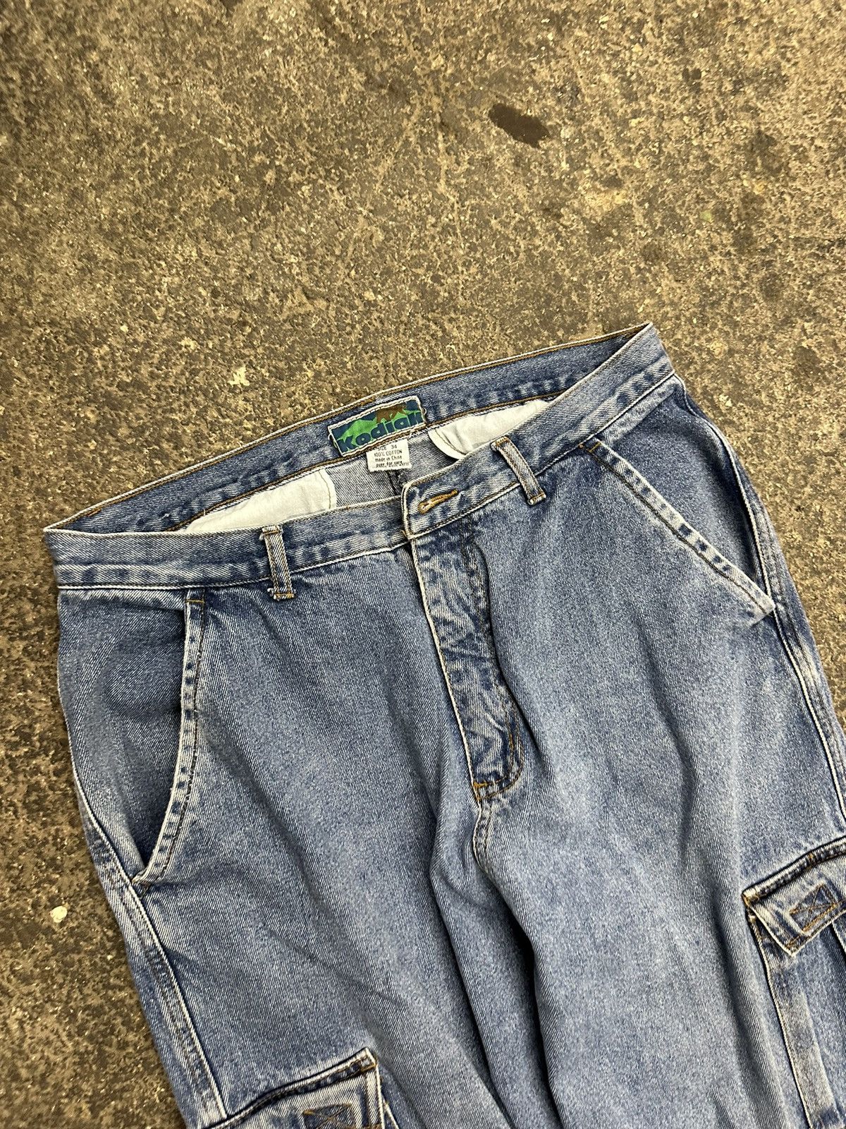 Designer Y2K cargo baggy jeans Size US 34 / EU 50 - 5 Thumbnail