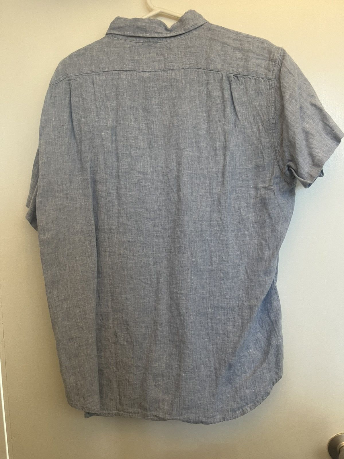 J.Crew J.CREW Men's Slim Fit Linen NWT XL Shirt Blue Size US XL / EU 56 / 4 - 4 Thumbnail