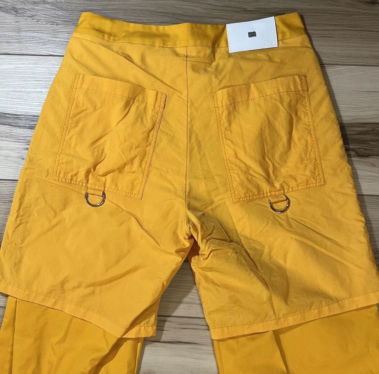 Hood By Air Shorts Layered Dress Pants Yellow Size US 35 - 9 Thumbnail