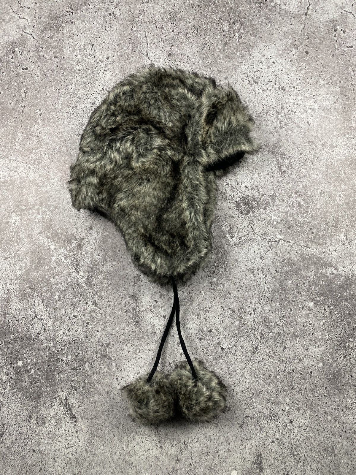 Japanese Brand × Vintage Y2K Faux Fur Ushanka Vintage Fuzzy Warm Trapper Hat Size ONE SIZE - 2 Thumbnail