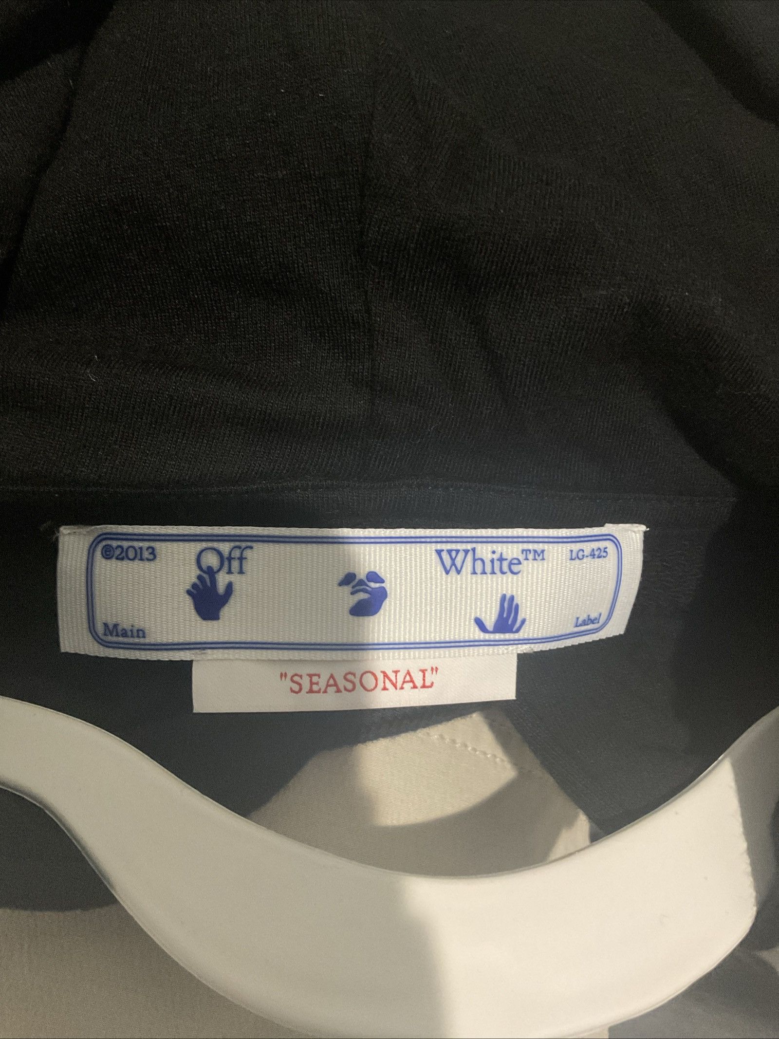 Off-White Off-White Zebra Reg Hoodie Size US S / EU 44-46 / 1 - 5 Thumbnail