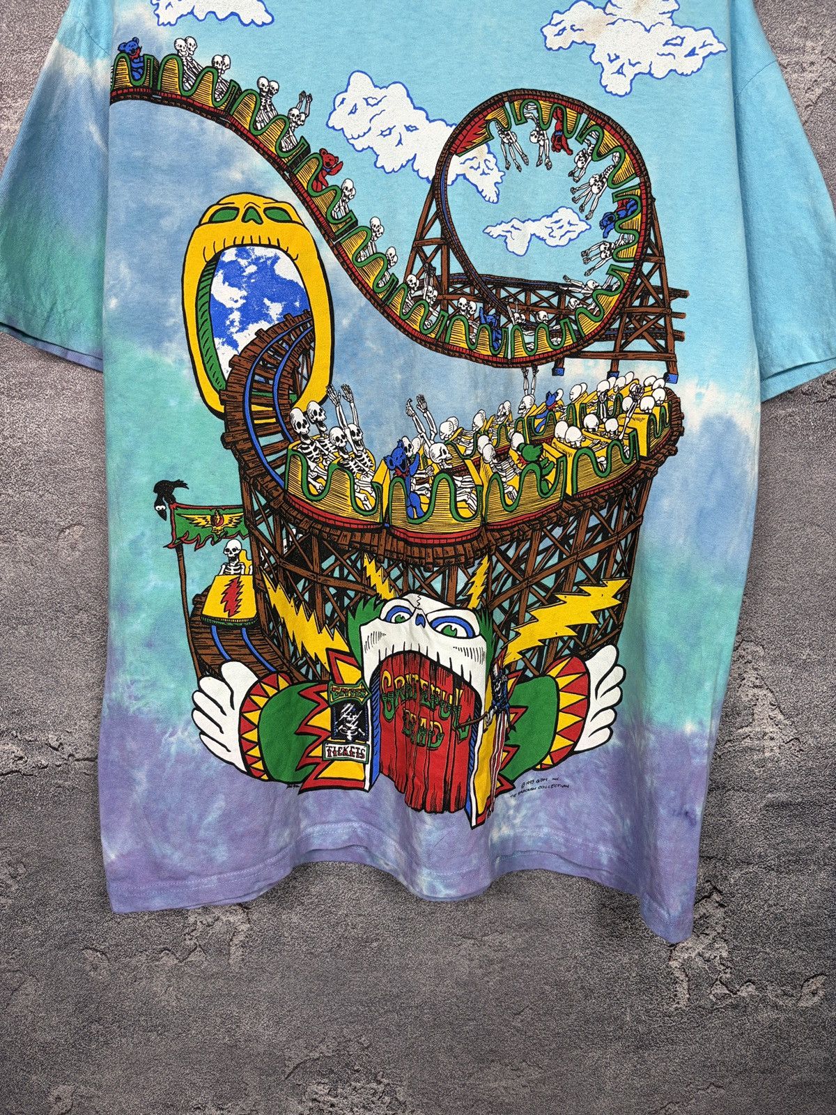 Liquid Blue Vintage Liquid Blue Grateful Dead Tie Dye T-shirt Size Xl Size US XL / EU 56 / 4 - 4 Thumbnail