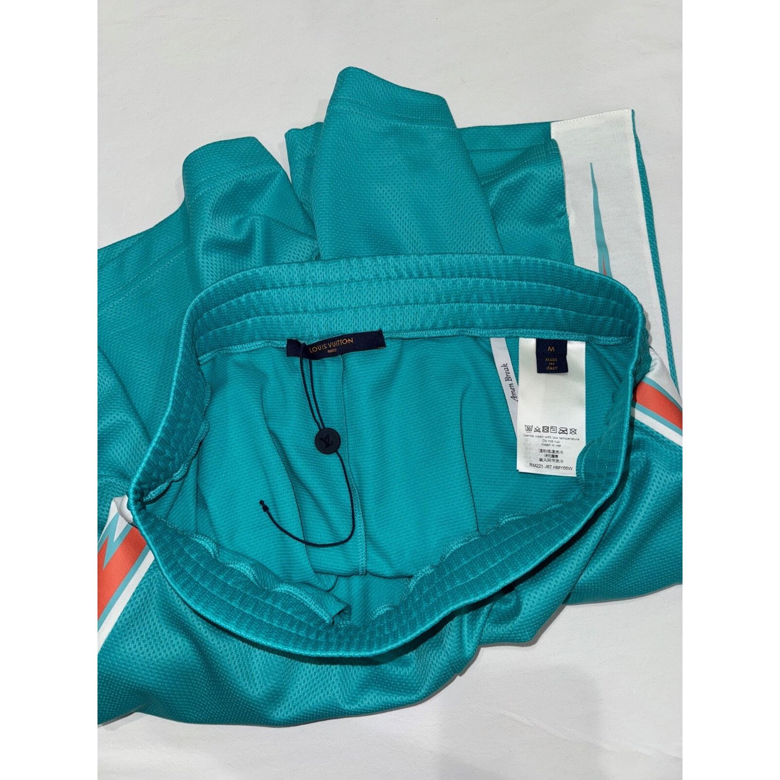 Louis Vuitton Louis Vuitton Amen Break Mint Miami Dolphins Blue LV Size US 32 / EU 48 - 7 Thumbnail