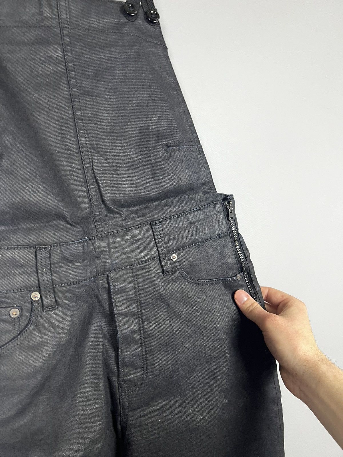 Diesel (W28) G-Star Raw denim 3301 HW SKINNY JUMPSUIT WMN Size 28" / US 6 / IT 42 - 6 Thumbnail