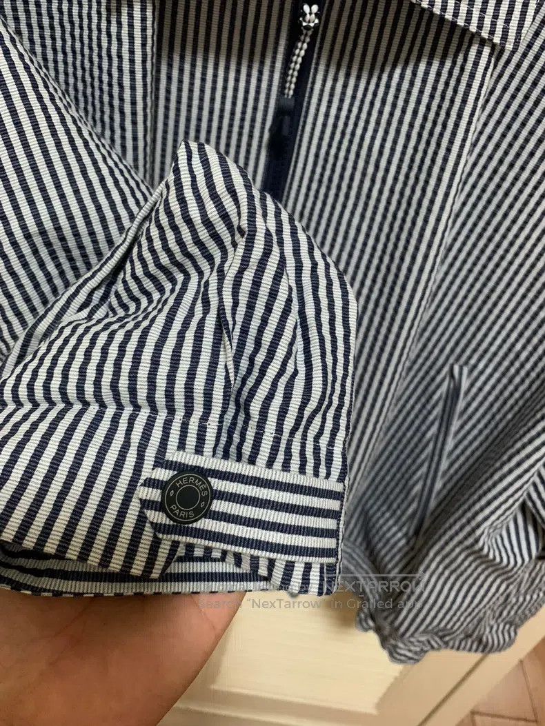 Hermes Hermes Beach Collection striped coat Size XS / US 0-2 / IT 36-38 - 4 Thumbnail
