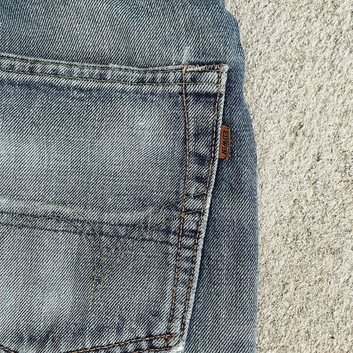 Edwin “DISTRESSED SELVEDGE EDWIN 505” DENIM Size US 31 - 9 Thumbnail