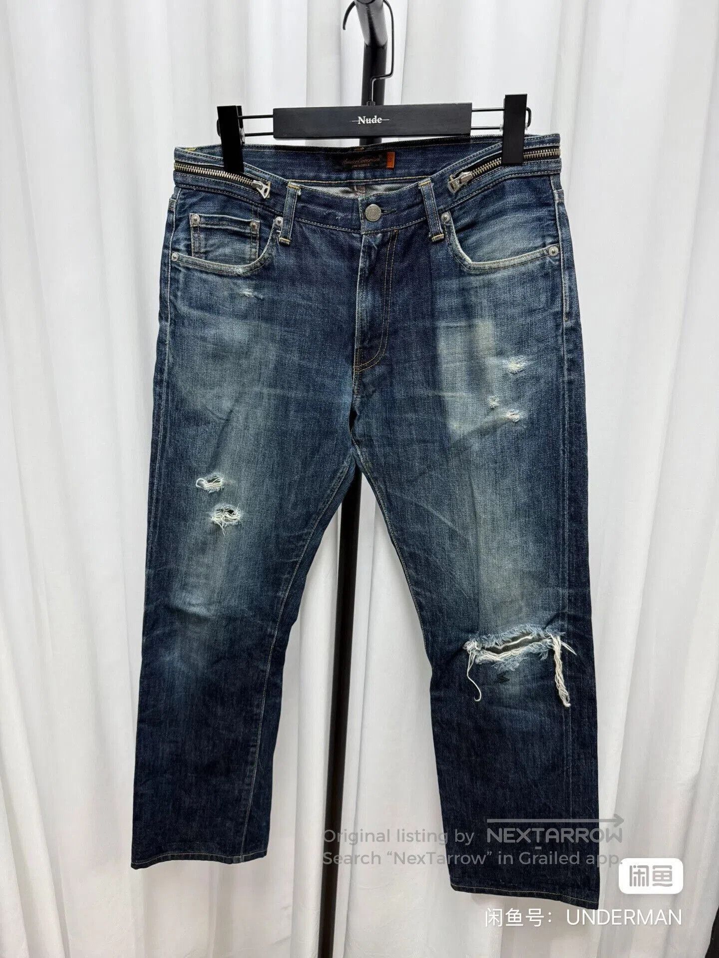 Comme des Garcons Homme Deux UNDERCOVER Denim Zip. Size US 36 / EU 52 - 1 Thumbnail