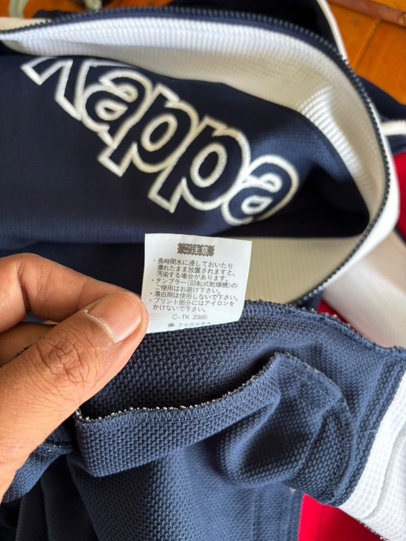 Kappa Vtg 90's Kappa Sweater Jacket France Flag Color Design Size US L / EU 52-54 / 3 - 15 Thumbnail