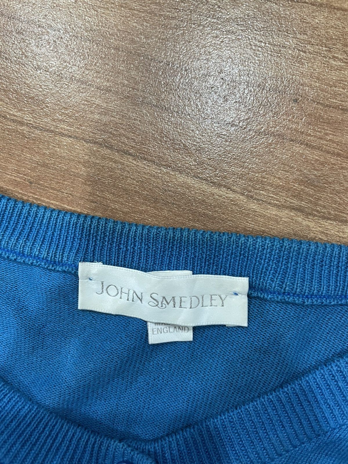 John Smedley John Smedley Blue Cardigan Size ONE SIZE - 3 Thumbnail