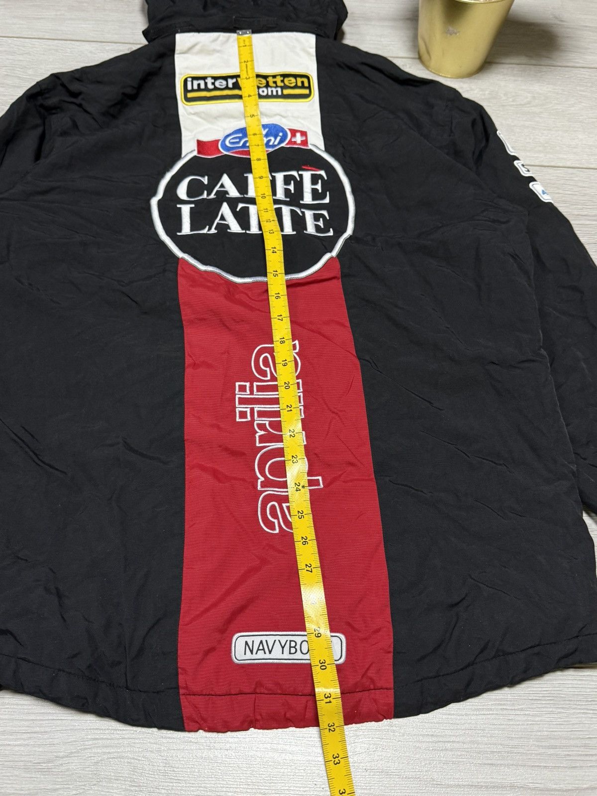 Vintage Caffe Latte Dread Aprilia jacket hooded zip racing team Size US L / EU 52-54 / 3 - 8 Thumbnail