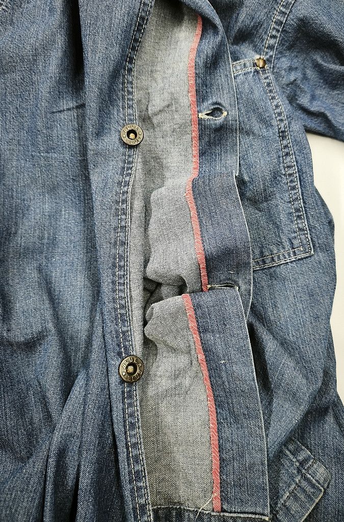 Blue Blue Japan BLUE BLUE SOS selvedge buttonfly chore jacket Size US L / EU 52-54 / 3 - 11 Thumbnail