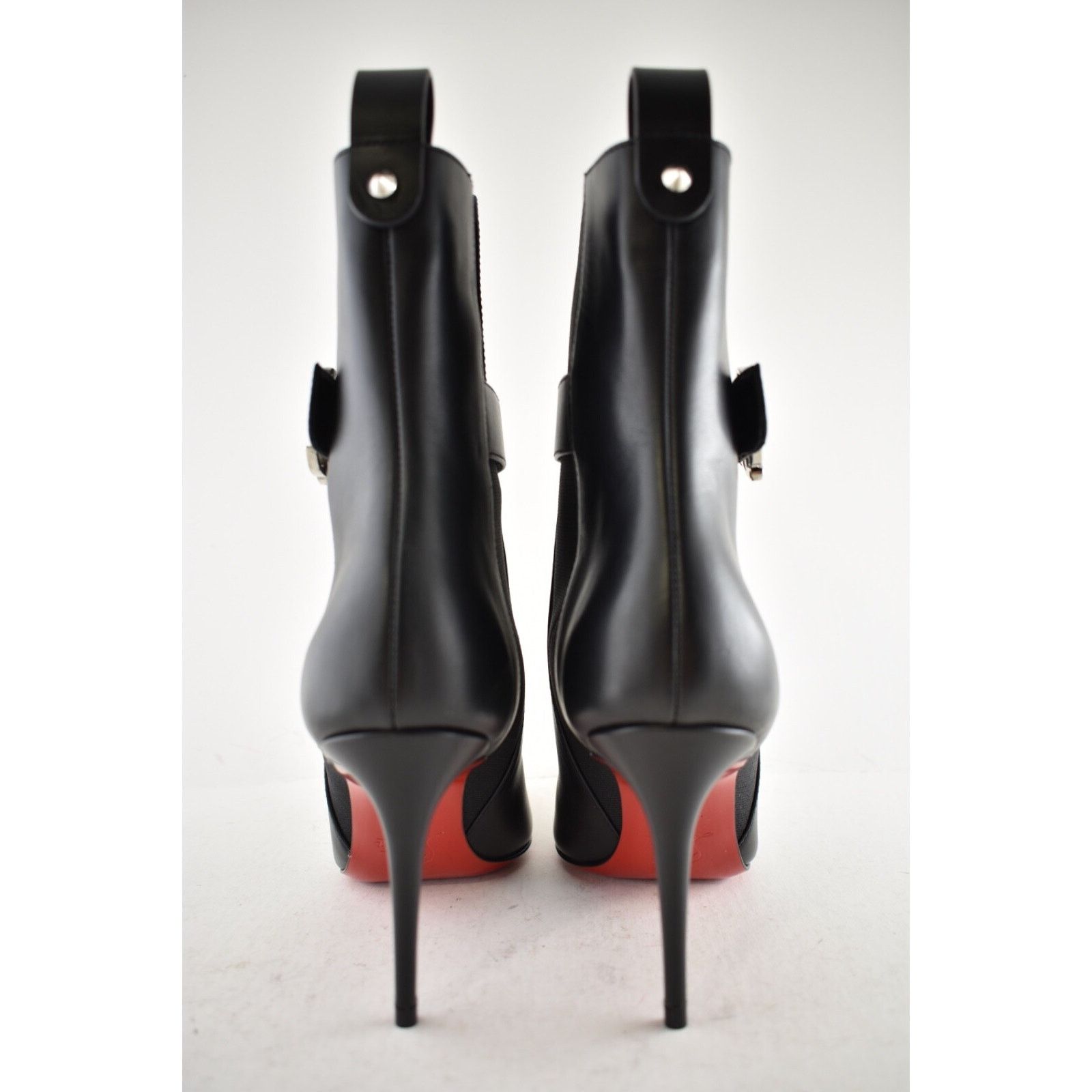 Christian Louboutin Christian Louboutin SO CL Chelsea Booty 85 Black Leather Size US 7.5 / IT 37.5 - 13 Thumbnail