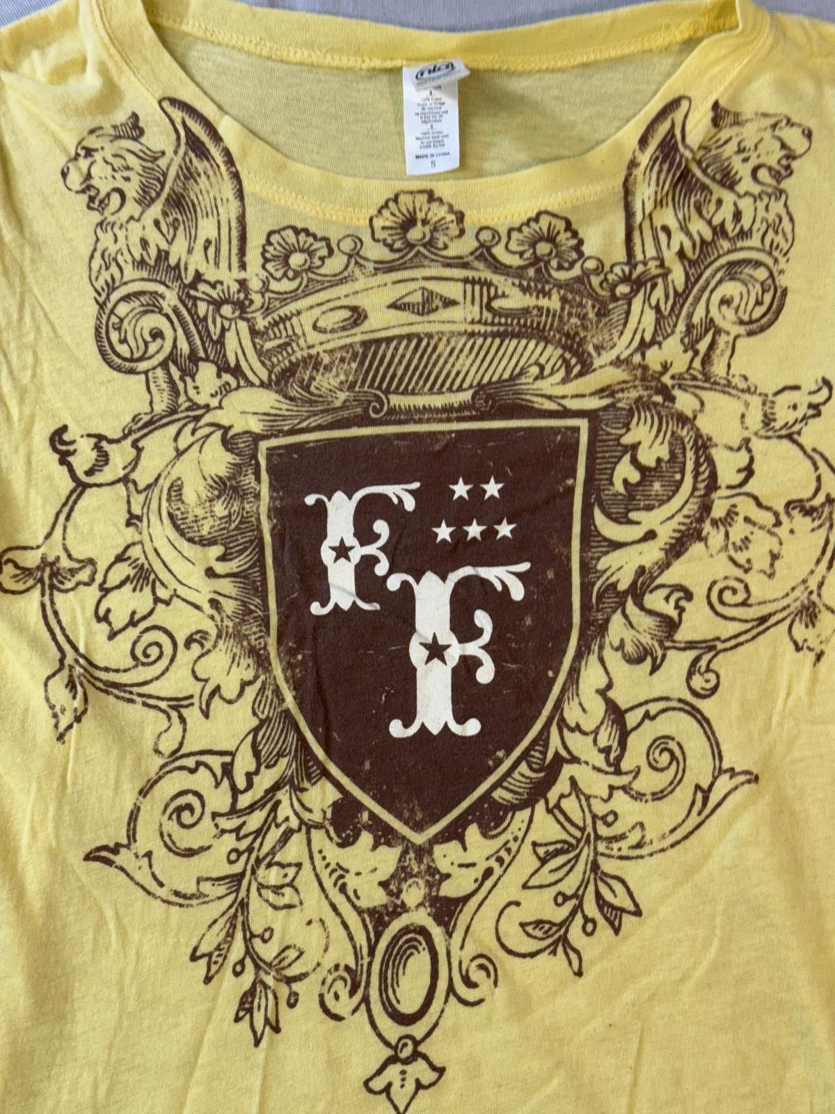 Next Level Apparel Foo Fighters Live Acoustic T-shirt Juniors Skin and Bones S Size S / US 4 / IT 40 - 4 Thumbnail