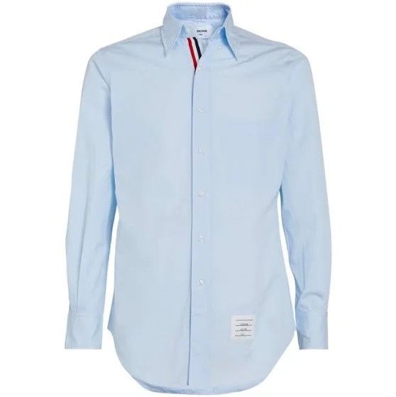 Thom Browne Thom Browne RWB light blue Oxford shirt 0 Size US XS / EU 42 / 0 - 1 Thumbnail