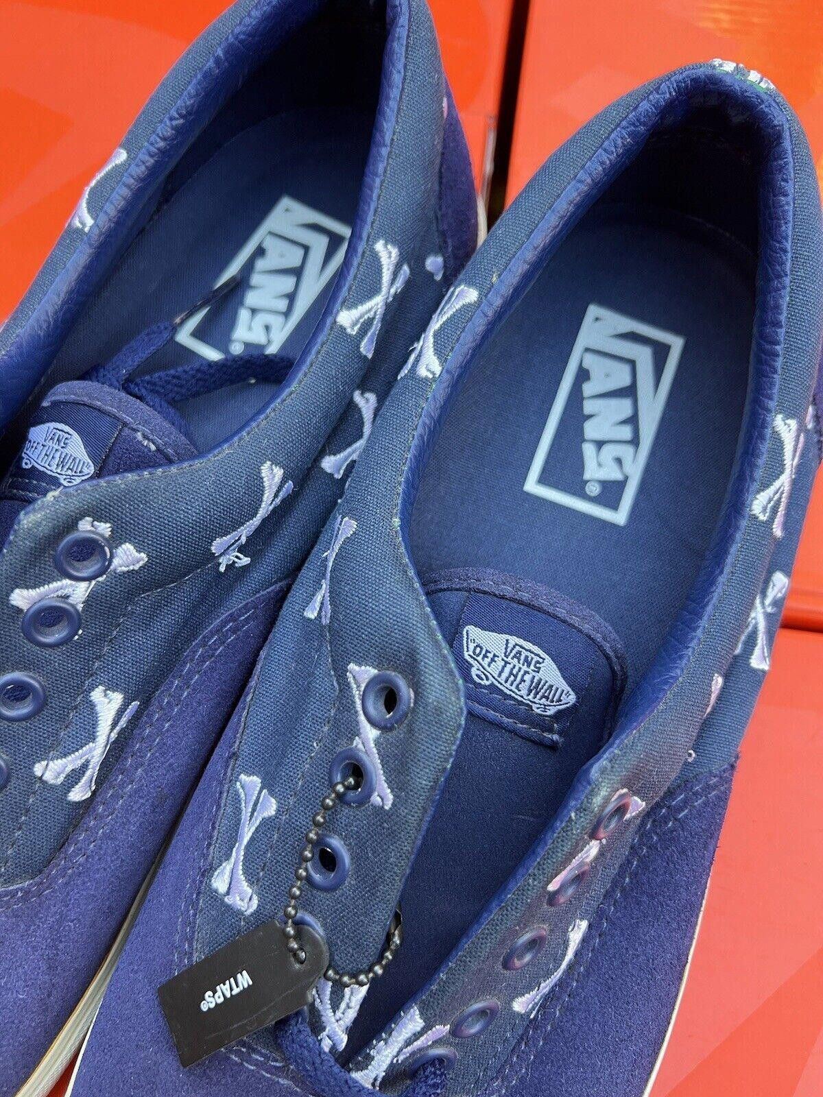 Vans 2007 VANS ERA S SYNDICATE WTAPS CROSS BONES NAVY BLUE 12 Size US 12 / EU 45 - 6 Thumbnail