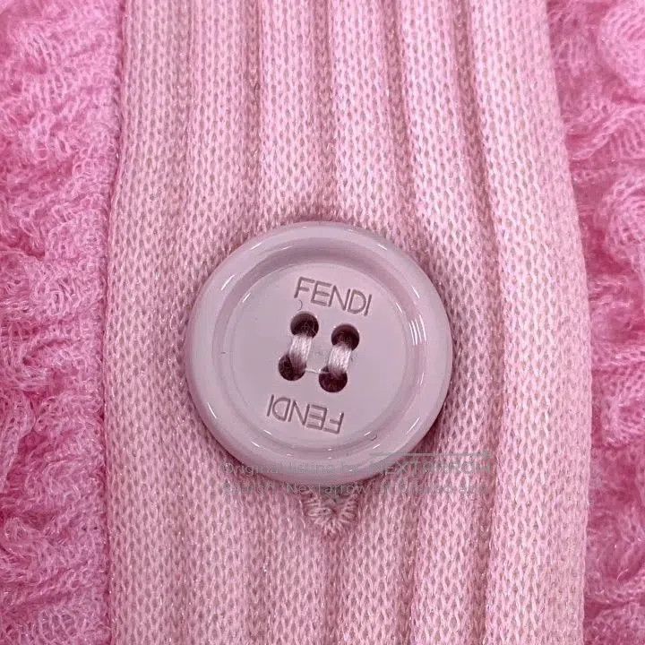 Fendi Fendi Pink Embossed Button Cardigan. Size US XS / EU 42 / 0 - 5 Thumbnail