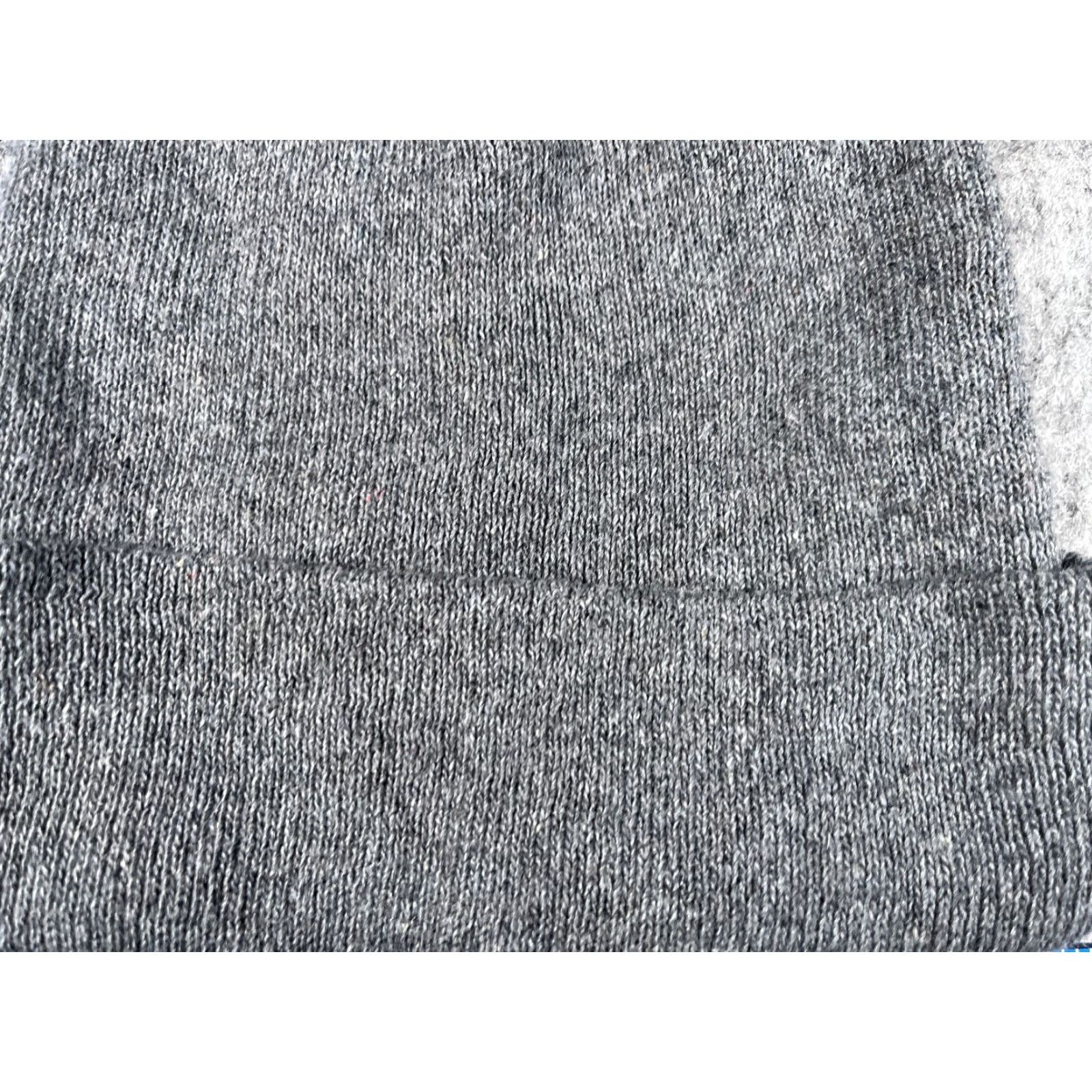 Vintage Momentum Beanie Toque Adult One Size Gray Knit Wool Blend Beanie Weight Lightweight Unisex Adults Seasonal Outdoor Ski Mens Women Girls Boys Size ONE SIZE - 2 Thumbnail