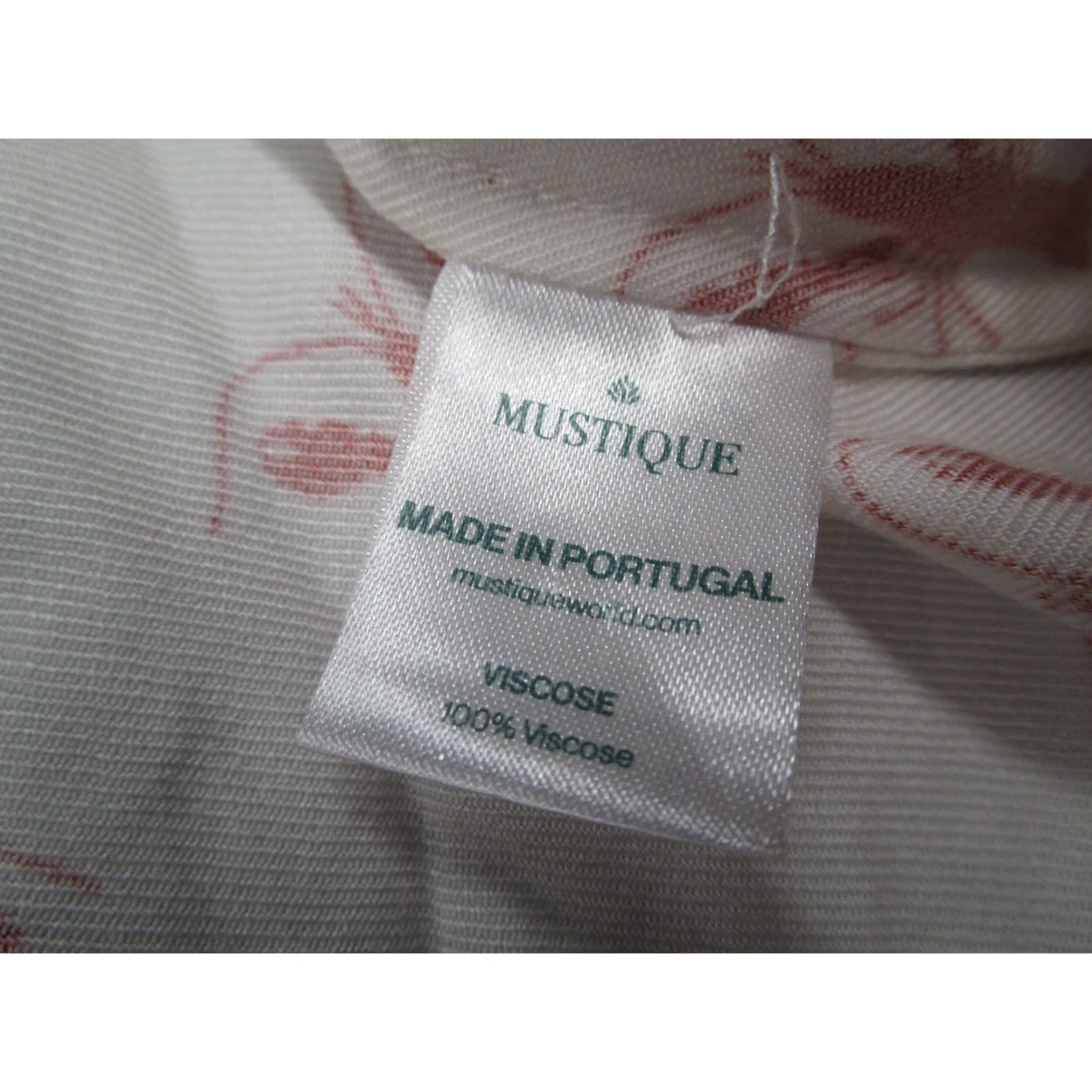 Vintage MUSTIQUE Men's XS White Short Sleeve Button-Up Shirt AOP Lobster Geometric Tropical Made in Portugal Size US XS / EU 42 / 0 - 5 Thumbnail