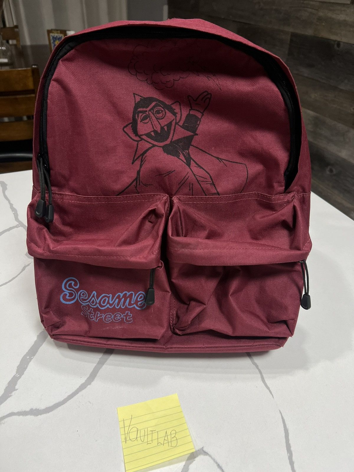 Vintage Vintage Sesame Street Count Von Count Backpack Size ONE SIZE - 9 Thumbnail