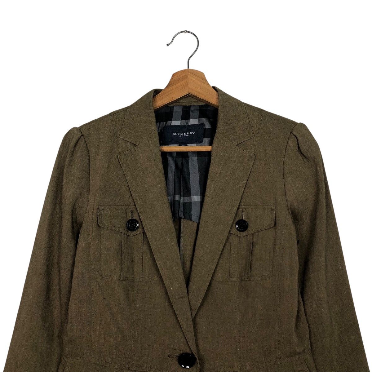 Burberry 📌Cropped Coats Jacket Burberry London Blanket Size M / US 6-8 / IT 42-44 - 4 Thumbnail