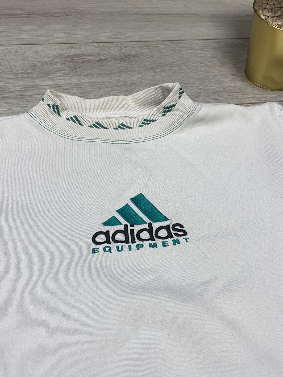 Adidas Adidas Equipment 90s monogram vintage sweatshirt big logo Size US M / EU 48-50 / 2 - 5 Thumbnail
