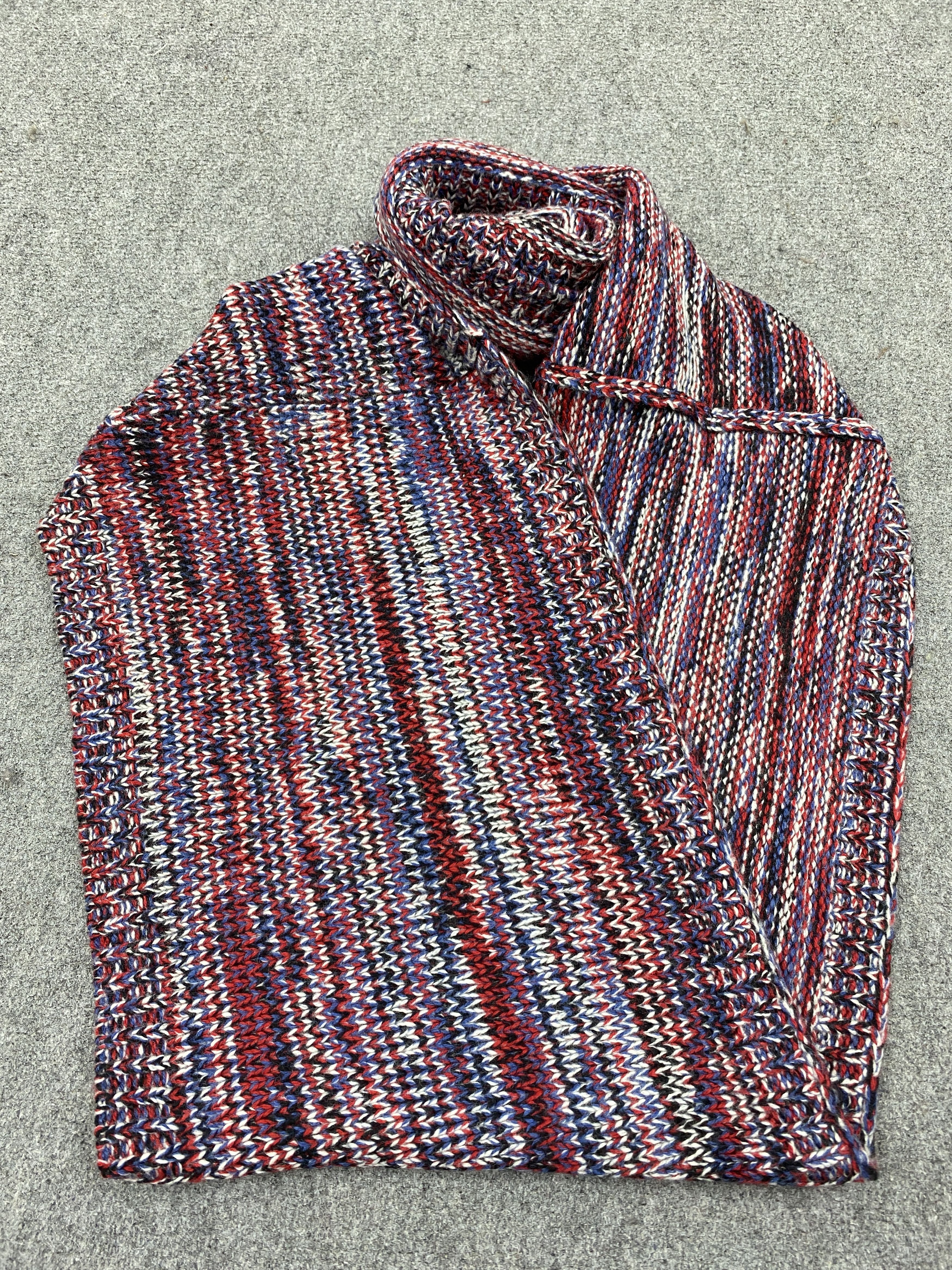 Katharine Hamnett London Vintage Katharine Hamnett Scarf Muffler Wool Knitted SC0255 Size ONE SIZE - 1 Thumbnail