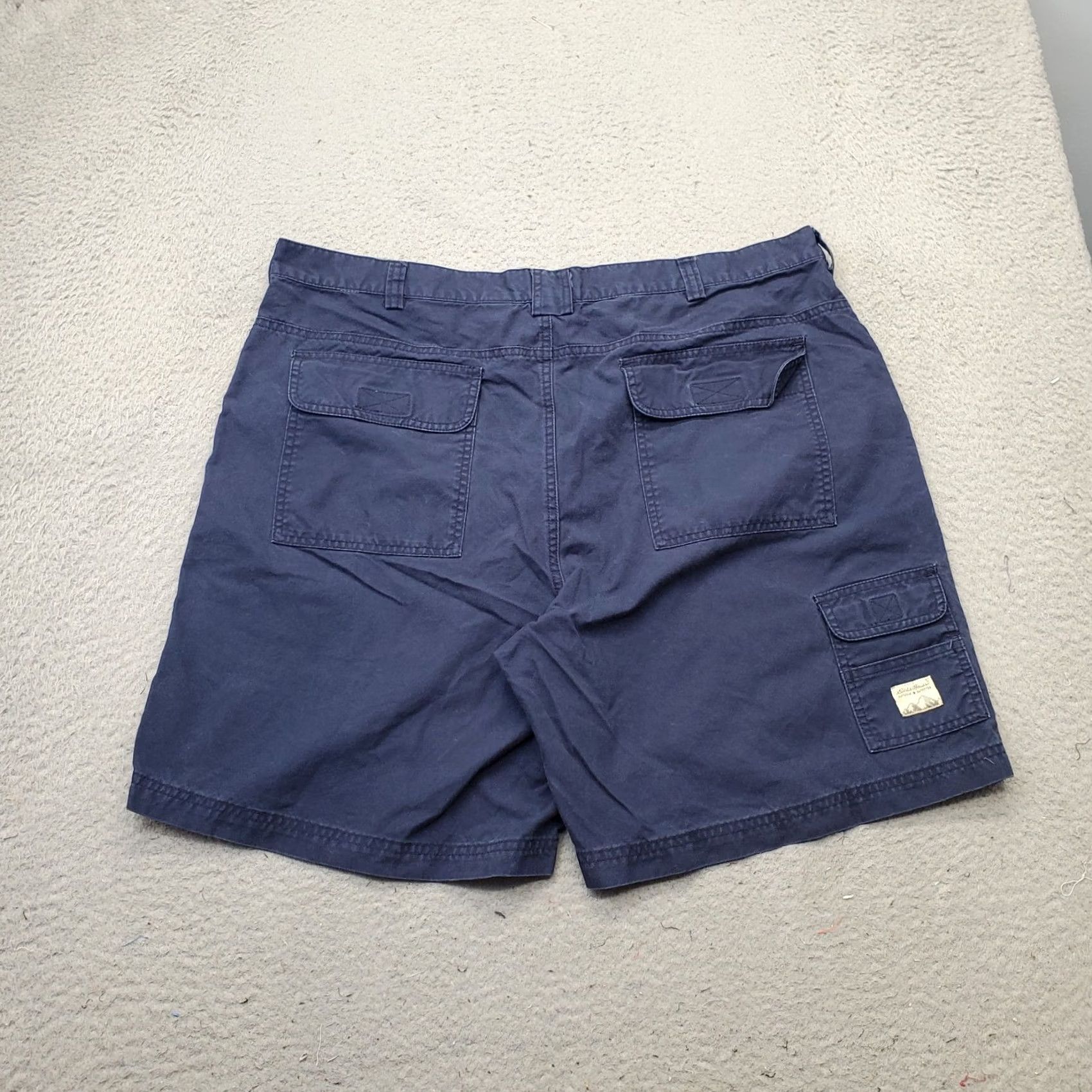 Eddie Bauer Eddie Bauer Cargo Shorts Mens 42 Navy Authentic Outdoor Utility Pocket High Rise Shirt? Size US 42 / EU 58 - 2 Thumbnail