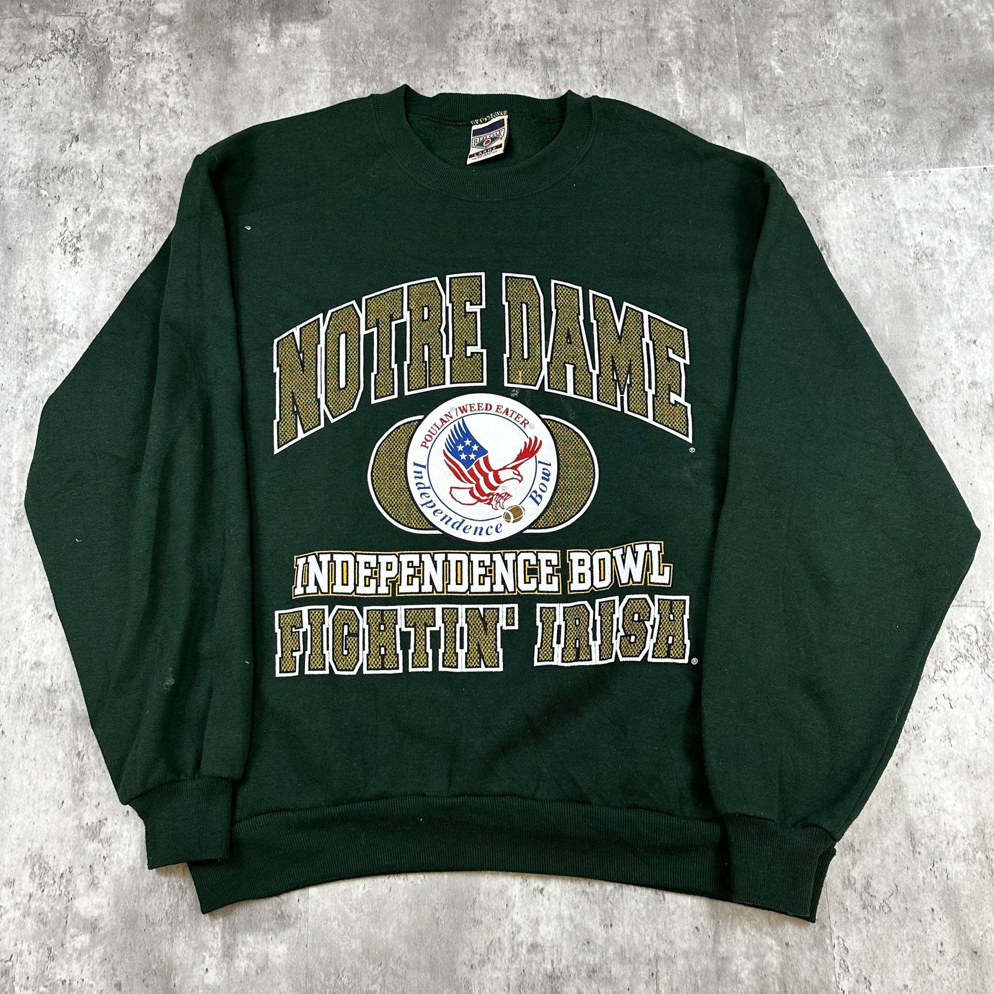 Vintage Vintage Notre Dame Crewneck (L) Size US L / EU 52-54 / 3 - 1 Thumbnail