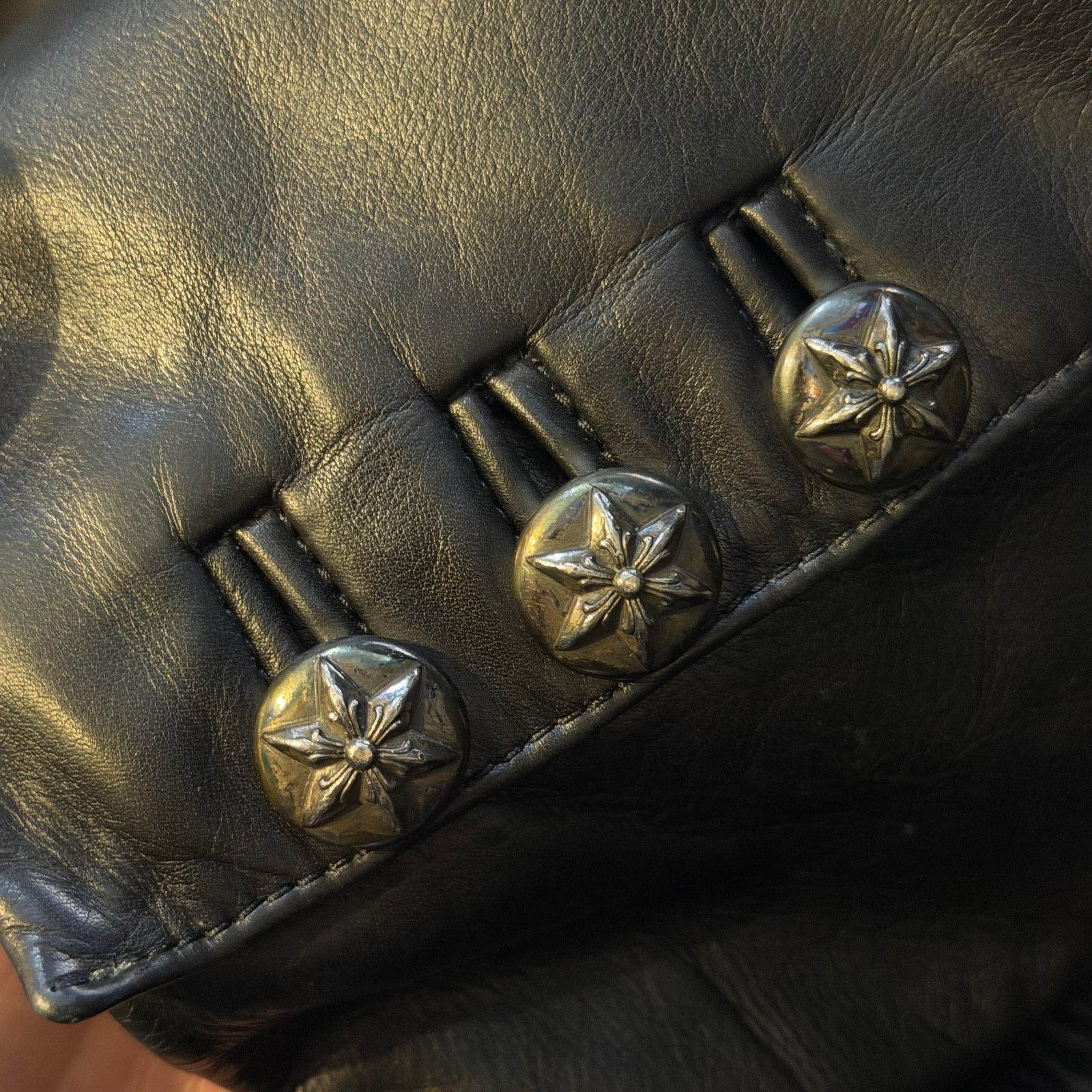 Chrome Hearts Chrome Hearts Leather Trench Jacket Size US XXL / EU 58 / 5 - 7 Thumbnail
