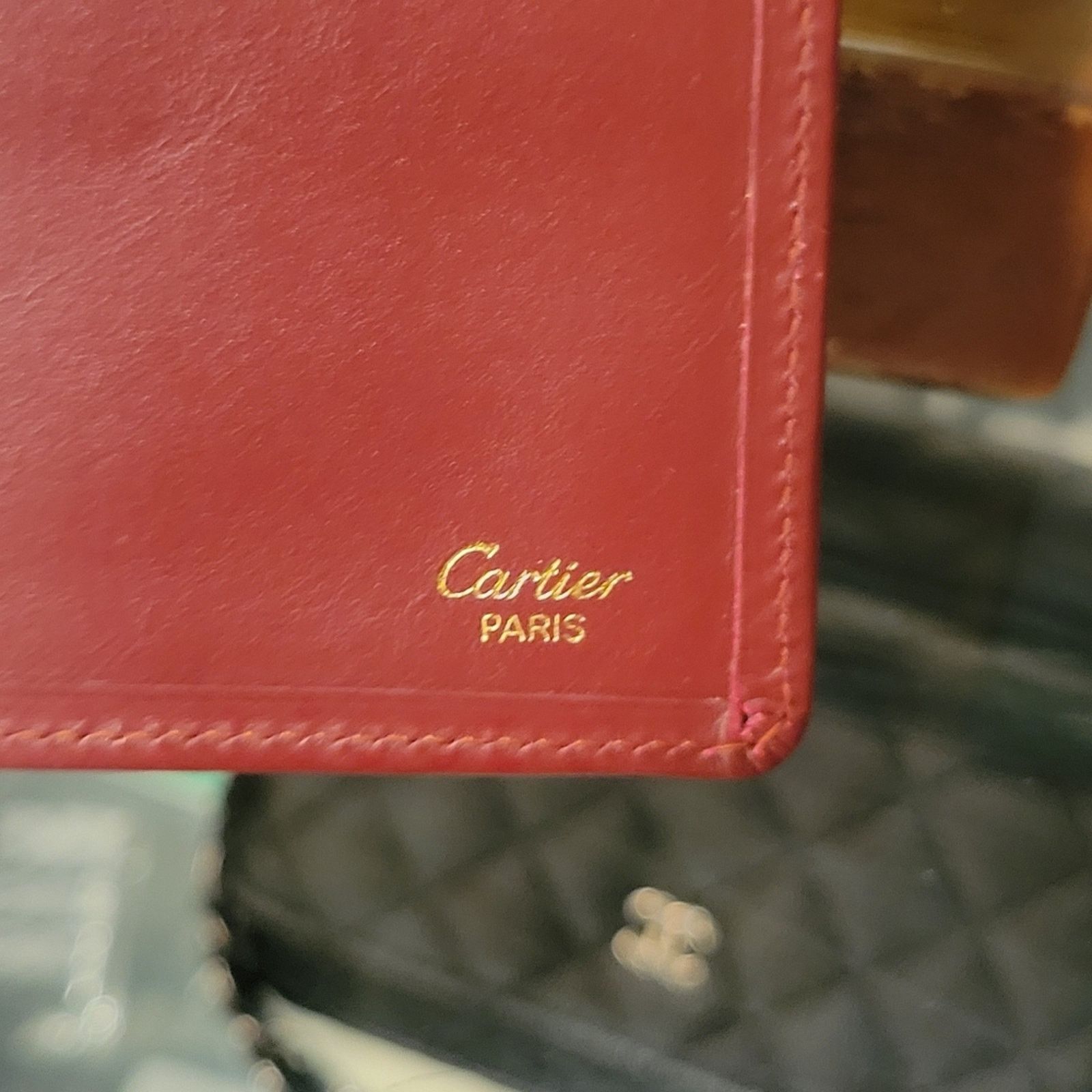 Cartier CARTIER Cartier Must De Cartier Leather Wallet Passport Size ONE SIZE - 9 Thumbnail