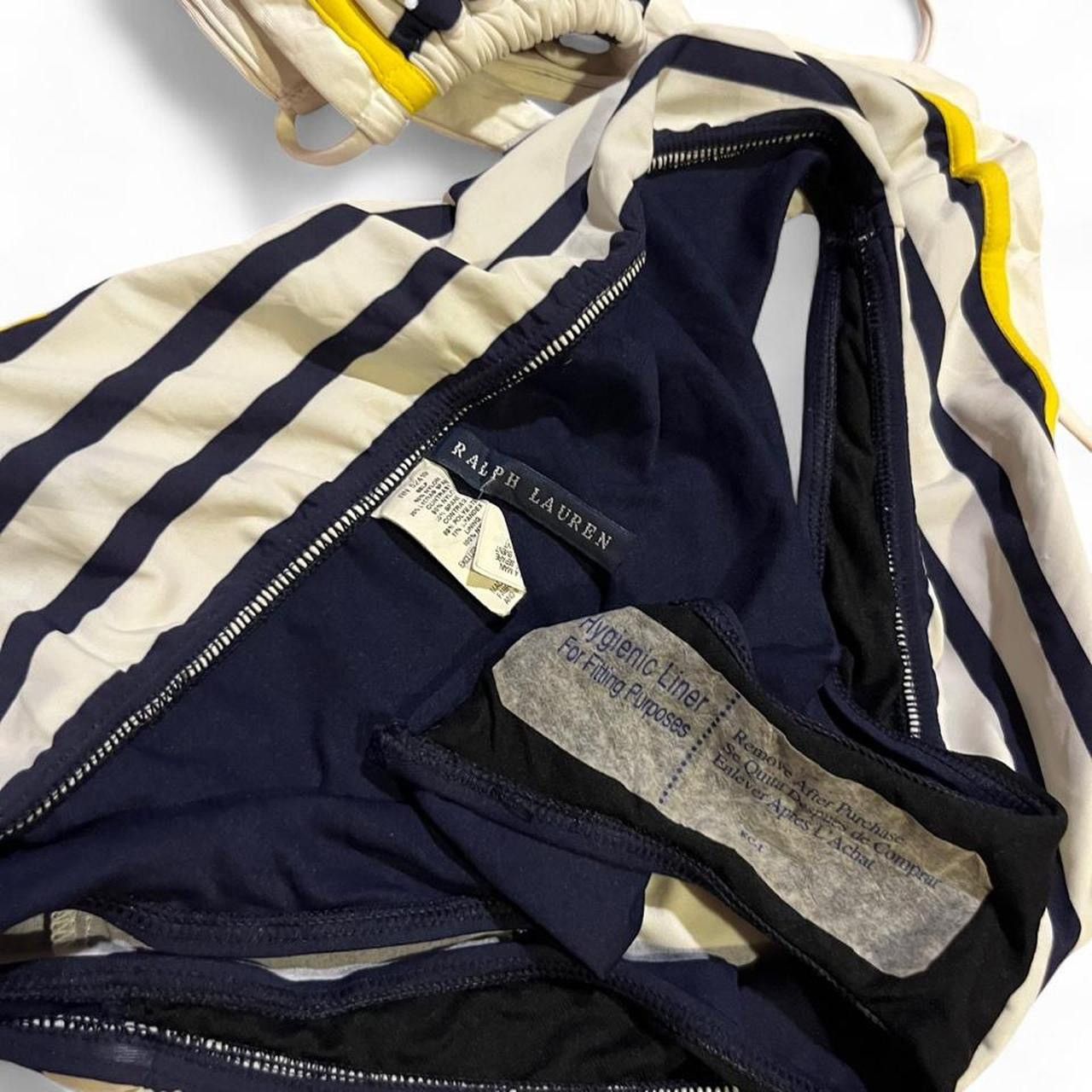 Ralph Lauren Vtg Y2K Ralph Lauren low waisted sailor striped bikini set Size L / US 10 / IT 46 - 6 Thumbnail